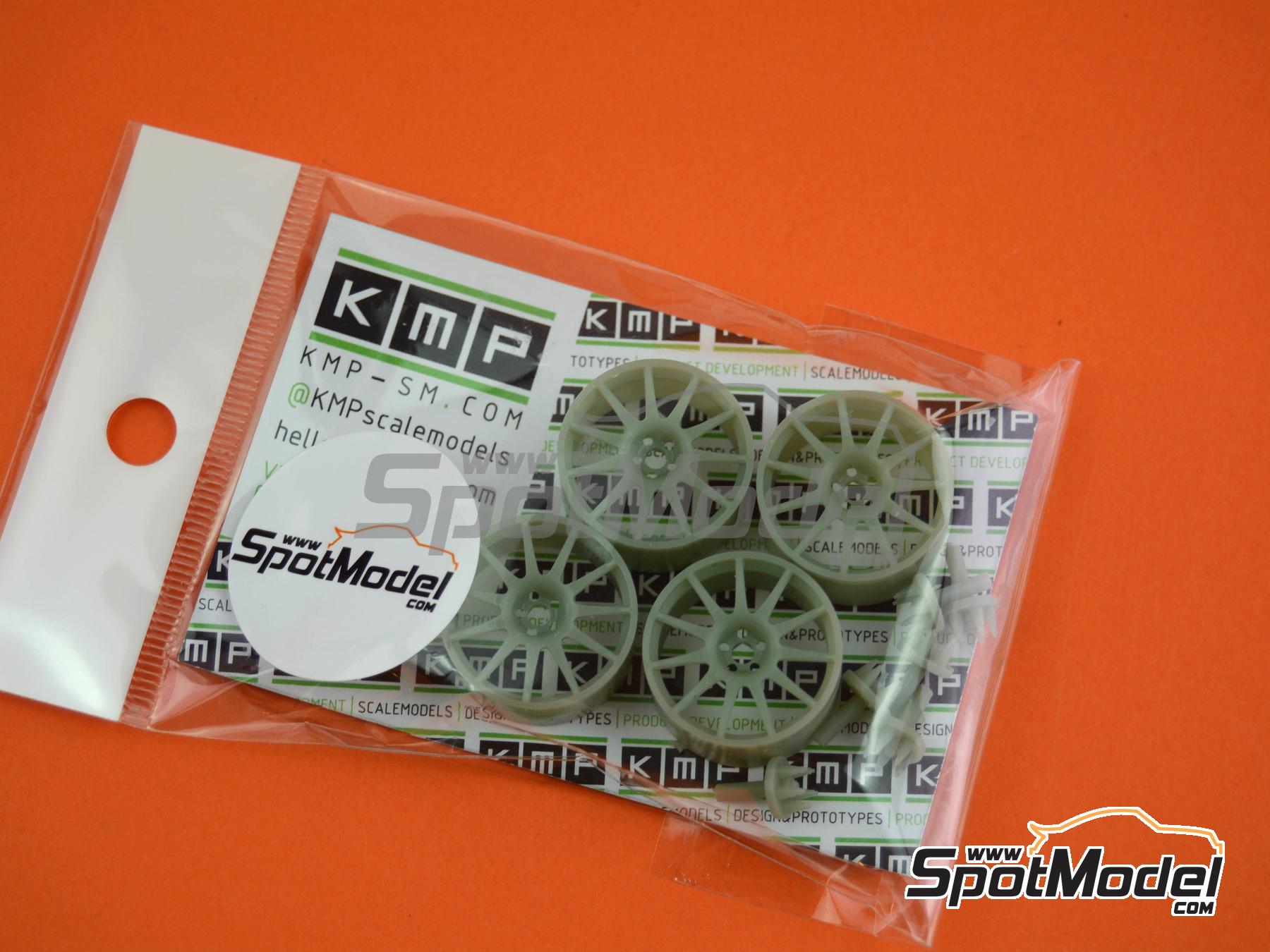 Image 3: Speedline 11-spokes Subaru Impreza WRC | Rims in 1/24 scale manufactured by KMP Kool Models Production (ref.&nbsp;KMP-TK24269, also TK24269)
