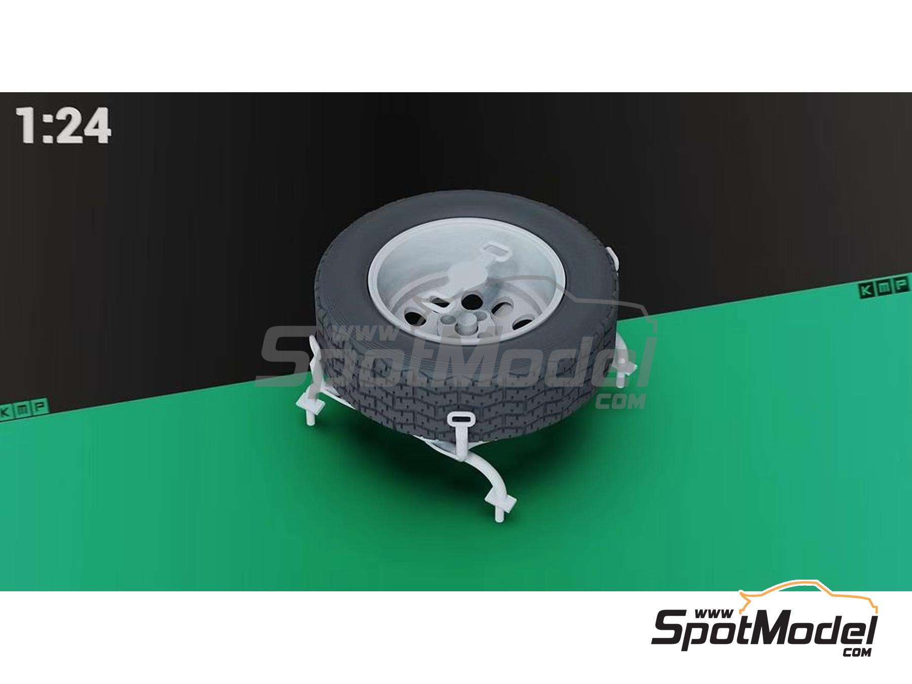 Image 2: Peugeot 405 Turbo 16 Equipo Peugeot Talbot Sport patrocinado por Pioneer - Rally Paris Dakar 1989 | Decoraci&oacute;n en escala&nbsp;1/24 fabricado por KMP Kool Models Production (ref.&nbsp;KMP-TK24274, tambien TK24274)