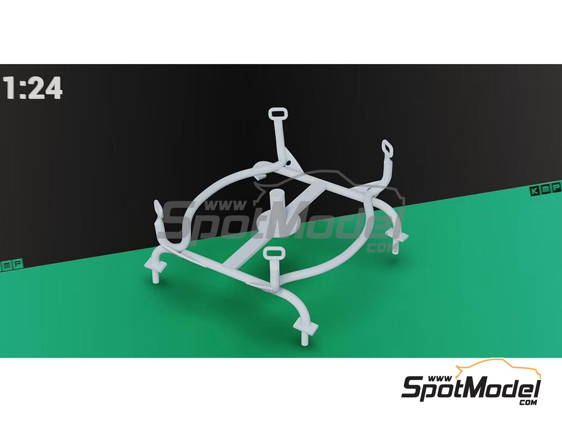 Image 3: Peugeot 405 Turbo 16 Equipo Peugeot Talbot Sport patrocinado por Pioneer - Rally Paris Dakar 1989 | Decoraci&oacute;n en escala&nbsp;1/24 fabricado por KMP Kool Models Production (ref.&nbsp;KMP-TK24274, tambien TK24274)
