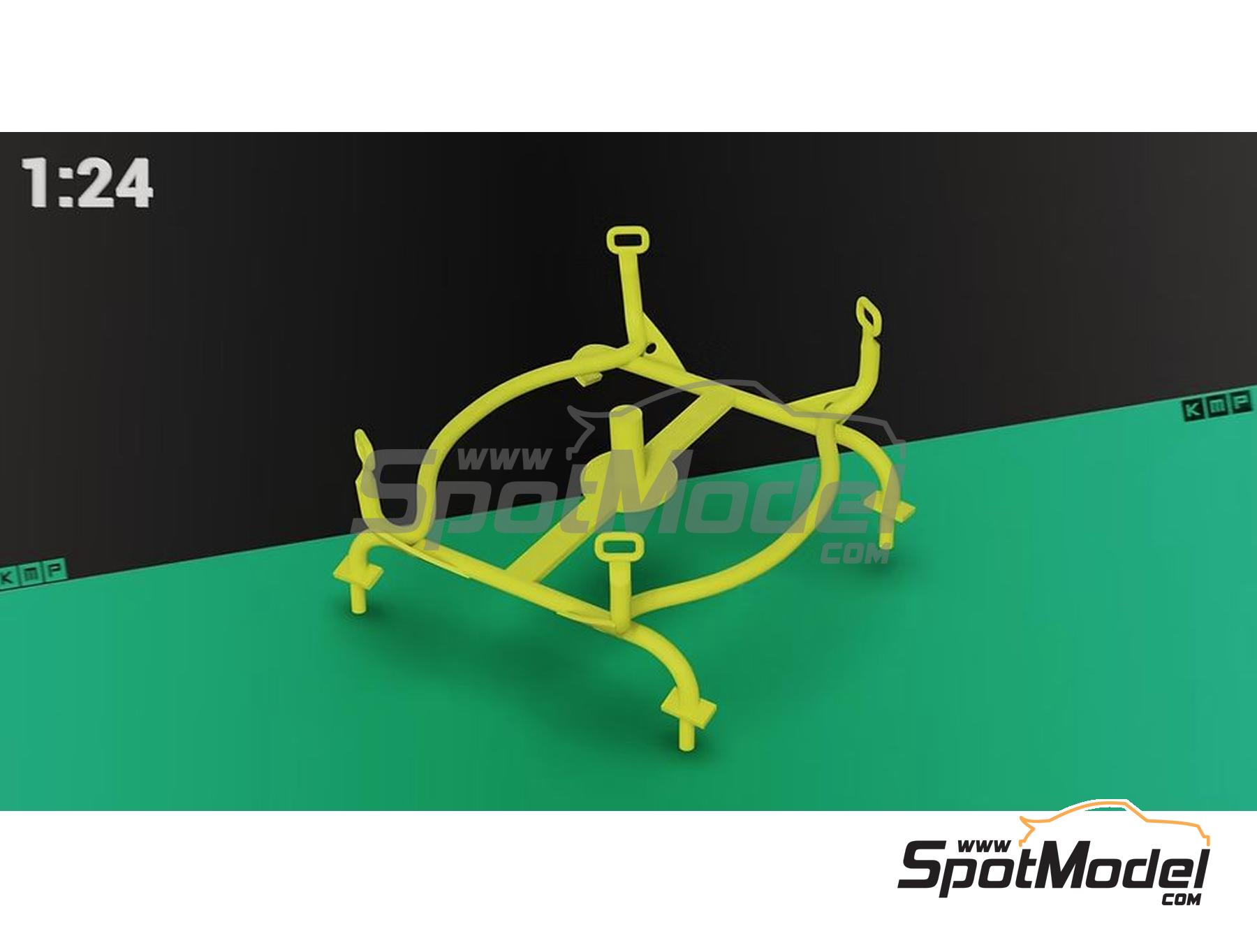 Image 3: Peugeot 405 Turbo 16 Equipo Peugeot Talbot Sport patrocinado por Camel - Rally Paris Dakar 1990 | Decoraci&oacute;n en escala&nbsp;1/24 fabricado por KMP Kool Models Production (ref.&nbsp;KMP-TK24275, tambien TK24275)