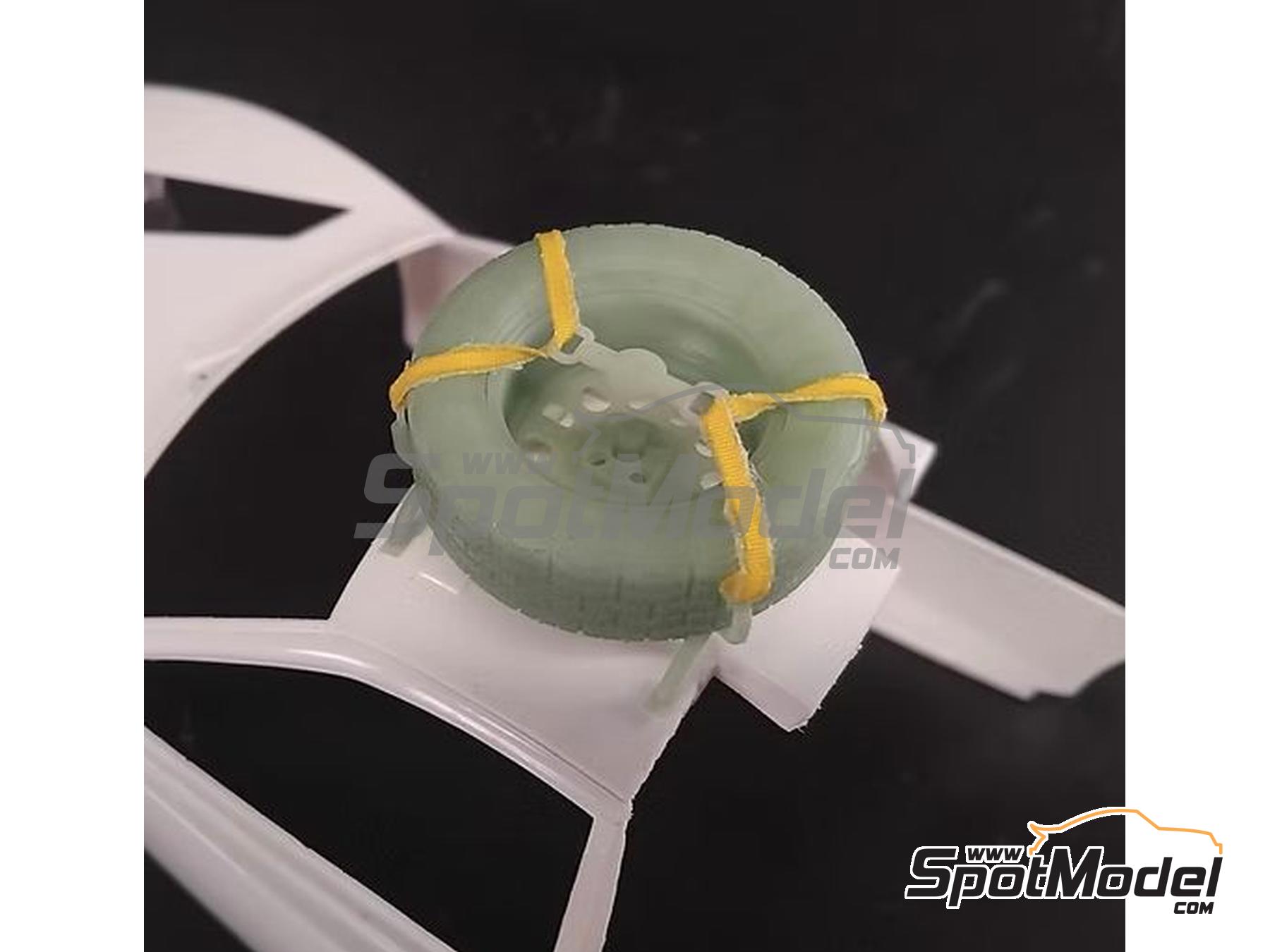 Image 5: Peugeot 405 Turbo 16 Equipo Peugeot Talbot Sport patrocinado por Camel - Rally Paris Dakar 1990 | Decoraci&oacute;n en escala&nbsp;1/24 fabricado por KMP Kool Models Production (ref.&nbsp;KMP-TK24275, tambien TK24275)