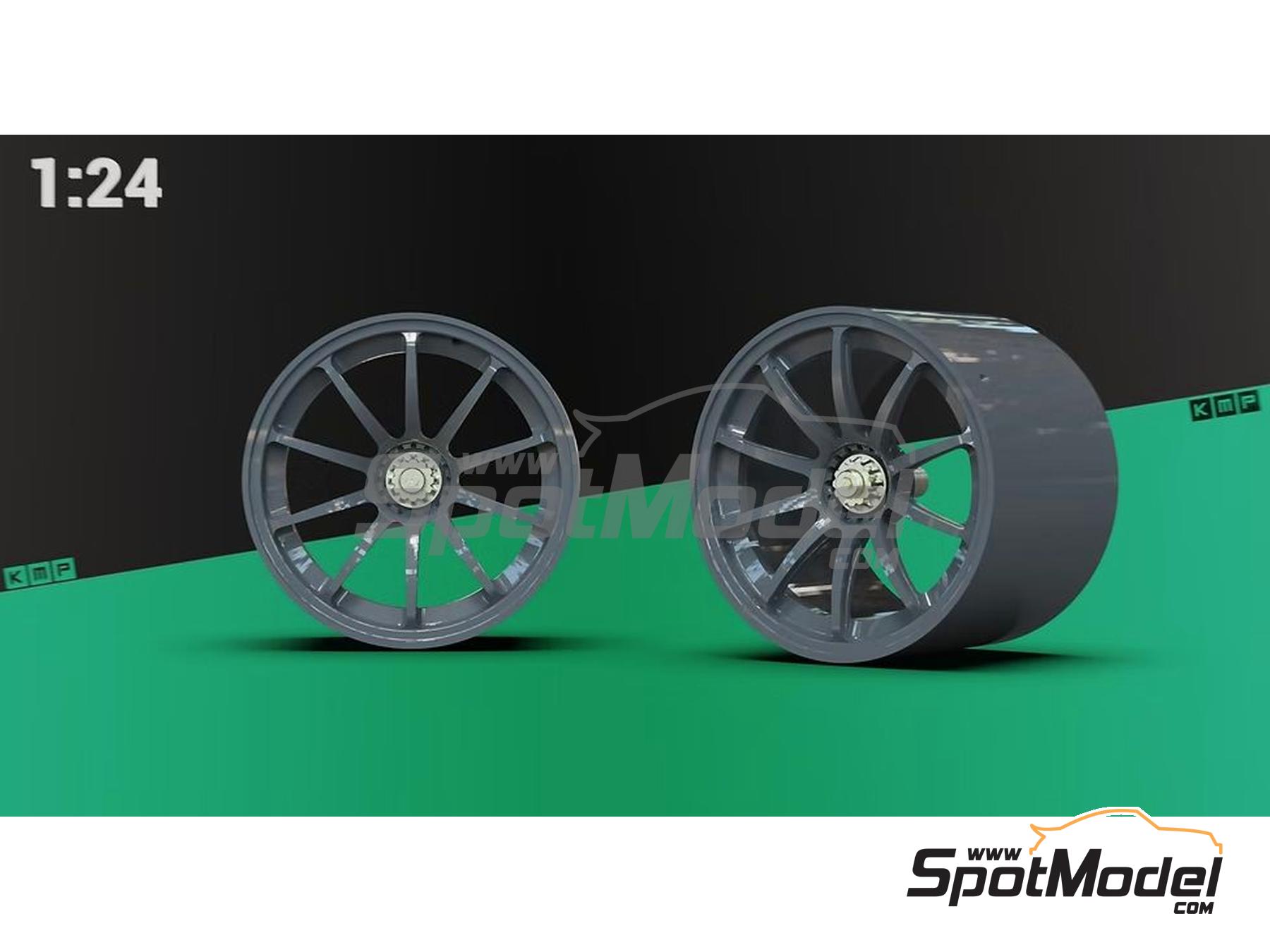 Image 1: AMG GT3 EVA Racing | Rims in 1/24 scale manufactured by KMP Kool Models Production (ref.&nbsp;KMP-TK24276, also TK24276)