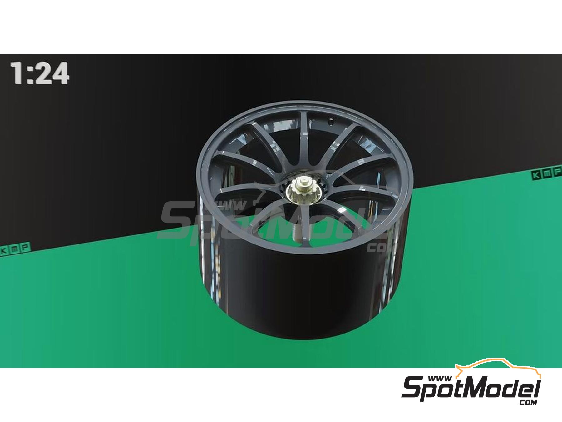 Image 2: AMG GT3 EVA Racing | Rims in 1/24 scale manufactured by KMP Kool Models Production (ref.&nbsp;KMP-TK24276, also TK24276)