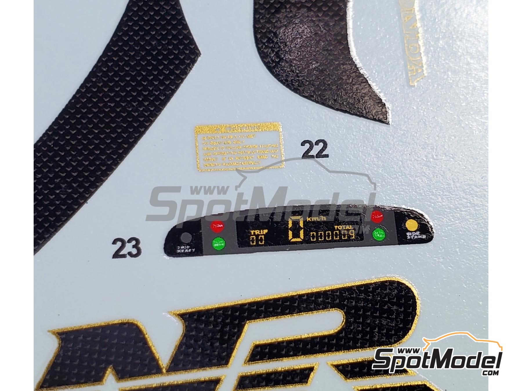 Image 3: Honda NR 750 -  1991 | Decoraci&oacute;n en escala&nbsp;1/12 fabricado por Khaled Models (ref.&nbsp;MS028)