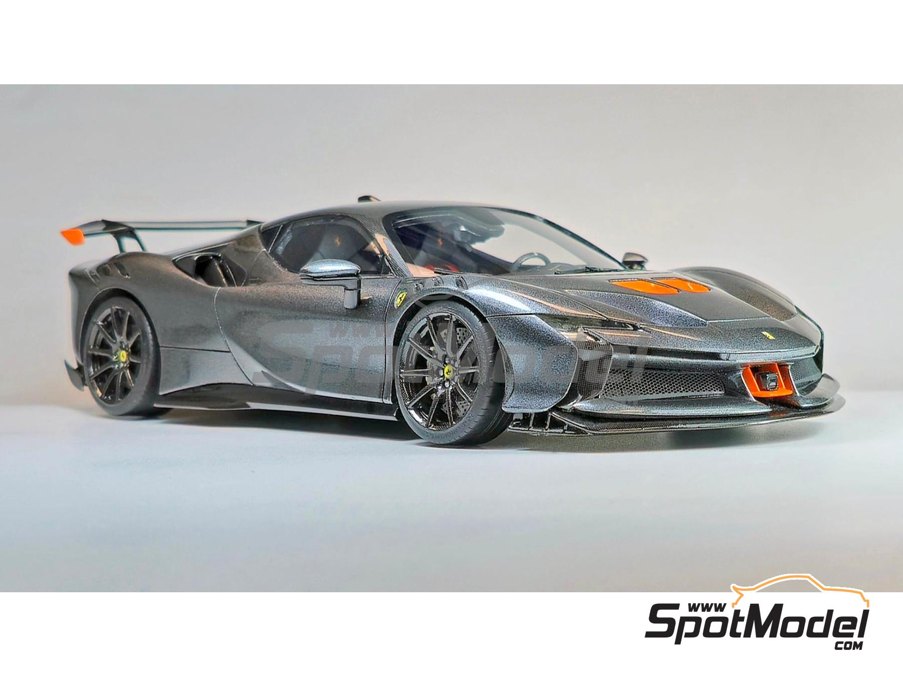 Image 15: Ferrari SF90XX Stradale | Car scale model kit in 1/24 scale manufactured by Kitbox PZY Model (ref.&nbsp;KB08-13, also PZY-012)