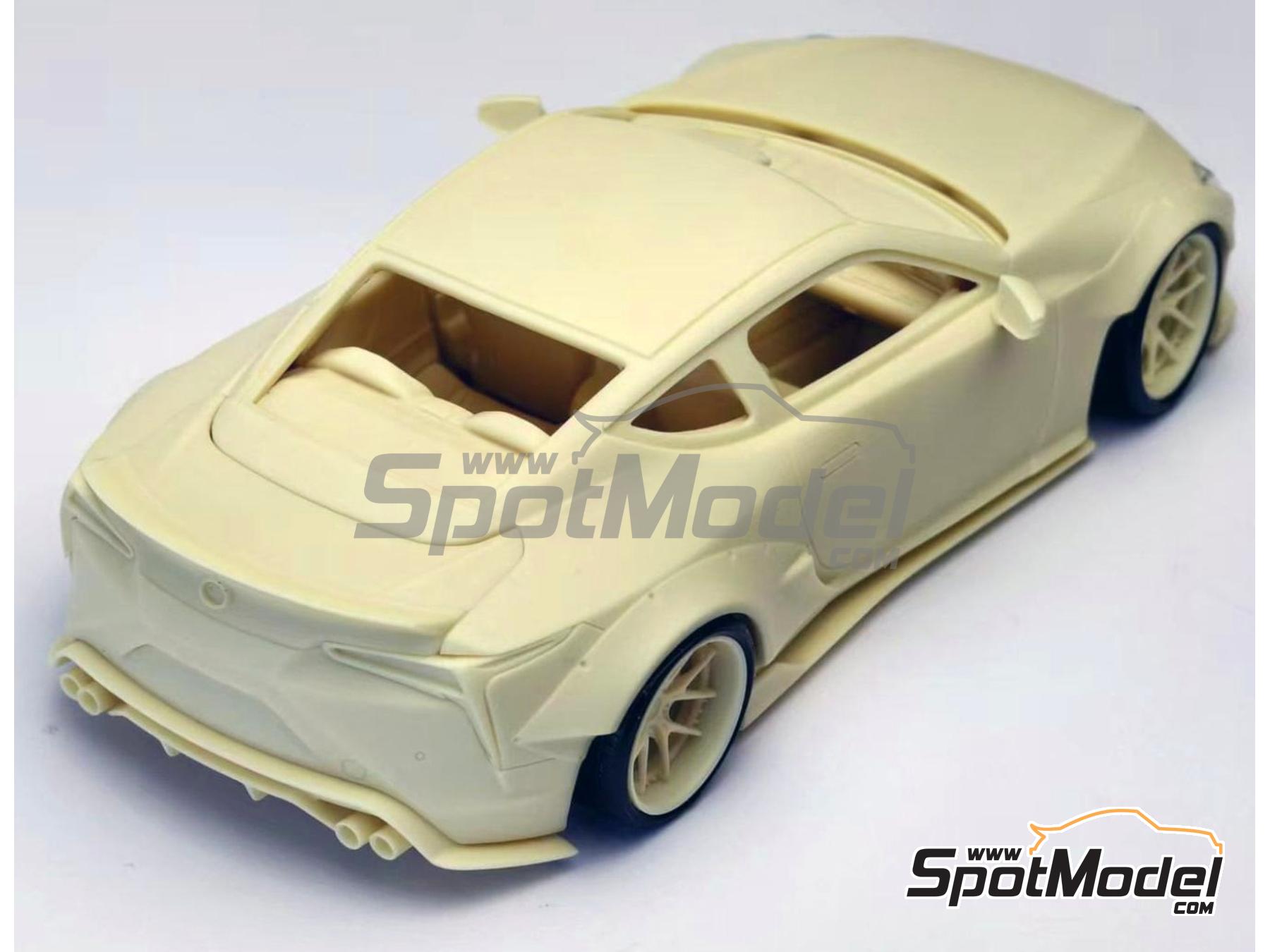 Image 1: Lexus LC500 LBWK Ducktail Style RHD Version | Car scale model kit in 1/24 scale manufactured by Kitbox PZY Model (ref.&nbsp;KB08-24, also PZY-022)