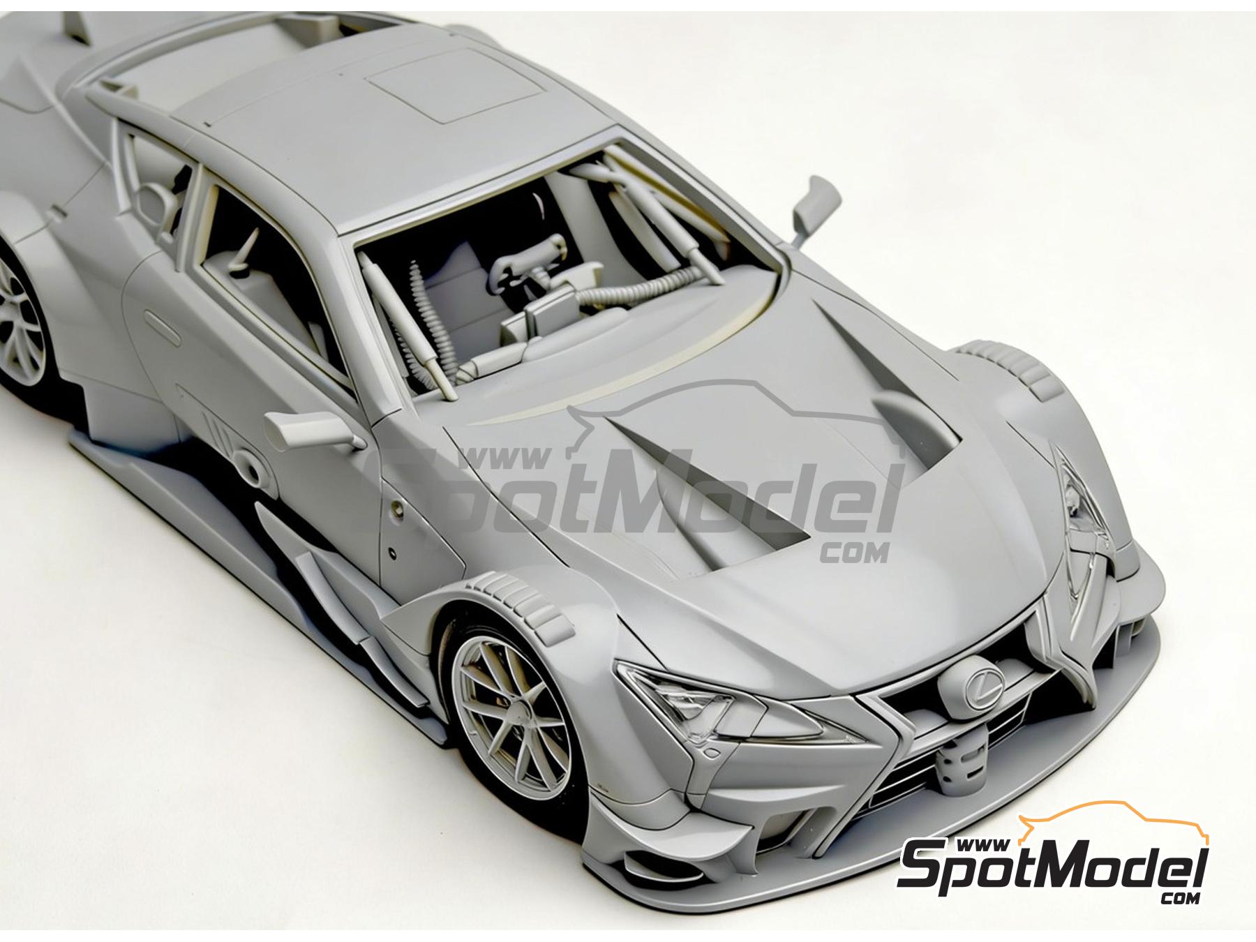 Image 4: Lexus LC500 GT500 - Japanese Grand Touring Car Championship (JGTC) | Car scale model kit in 1/24 scale manufactured by Kitbox PZY Model (ref.&nbsp;KB08-28, also PZY-025)