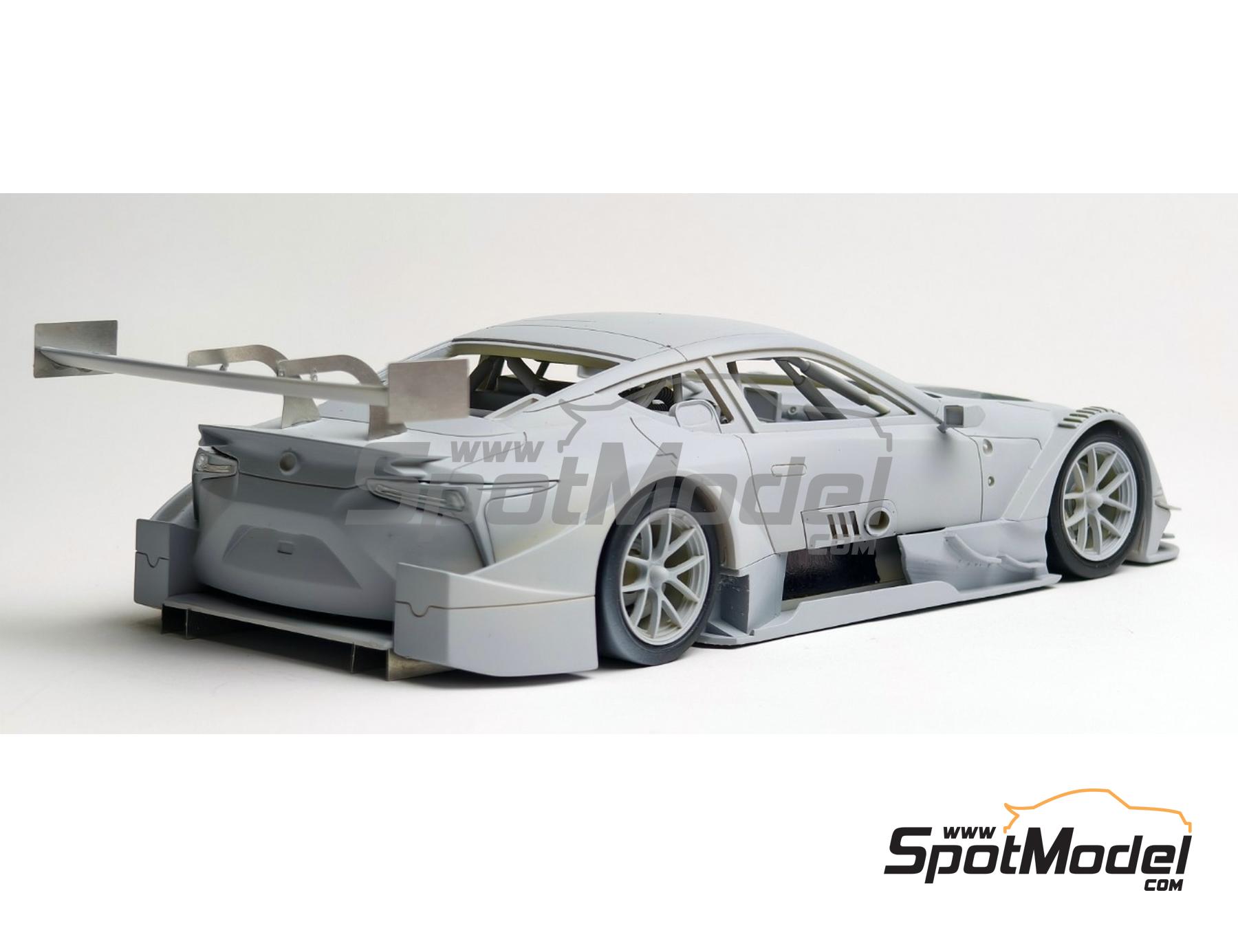 Image 5: Lexus LC500 GT500 - Japanese Grand Touring Car Championship (JGTC) | Car scale model kit in 1/24 scale manufactured by Kitbox PZY Model (ref.&nbsp;KB08-28, also PZY-025)
