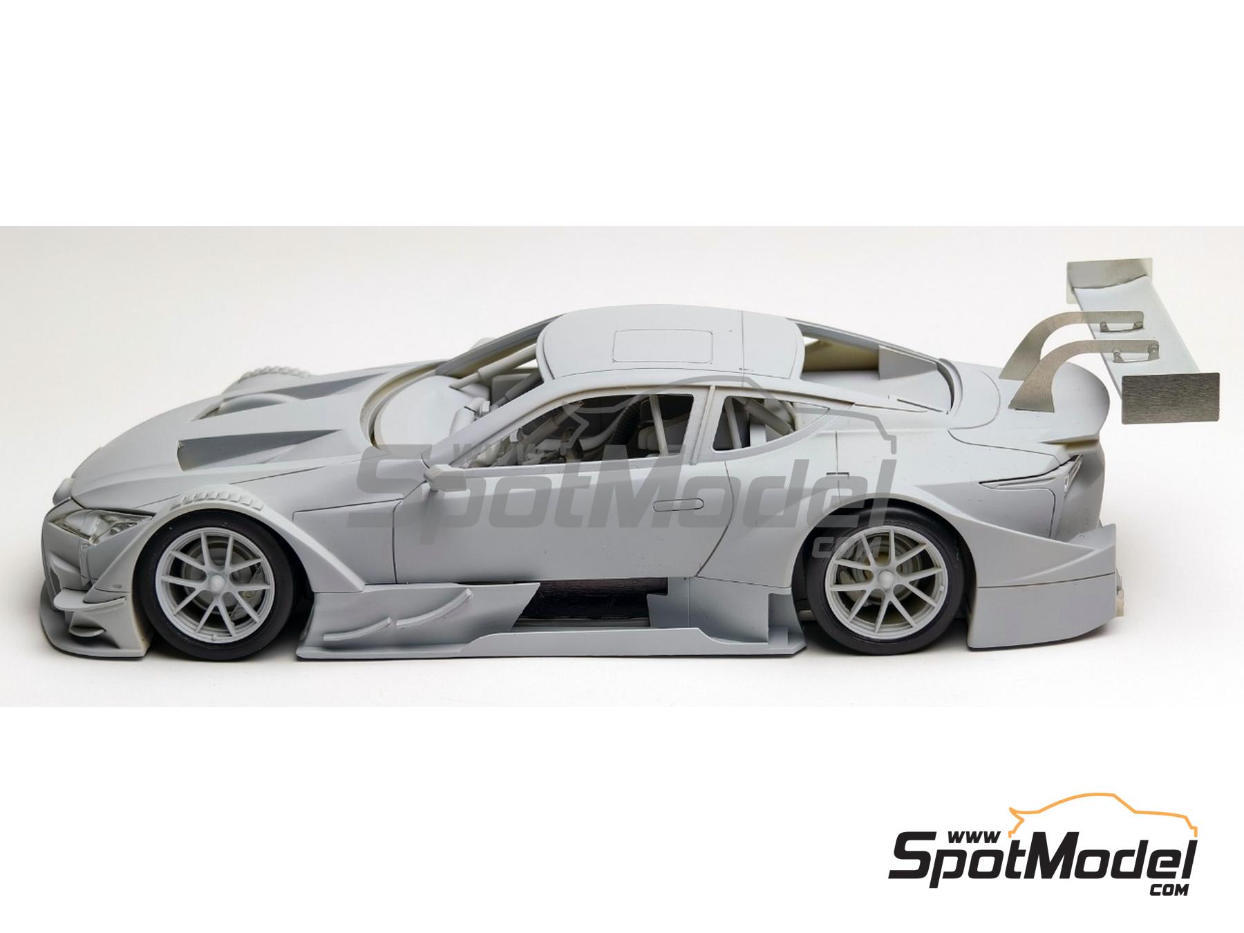 Image 6: Lexus LC500 GT500 - Japanese Grand Touring Car Championship (JGTC) | Car scale model kit in 1/24 scale manufactured by Kitbox PZY Model (ref.&nbsp;KB08-28, also PZY-025)