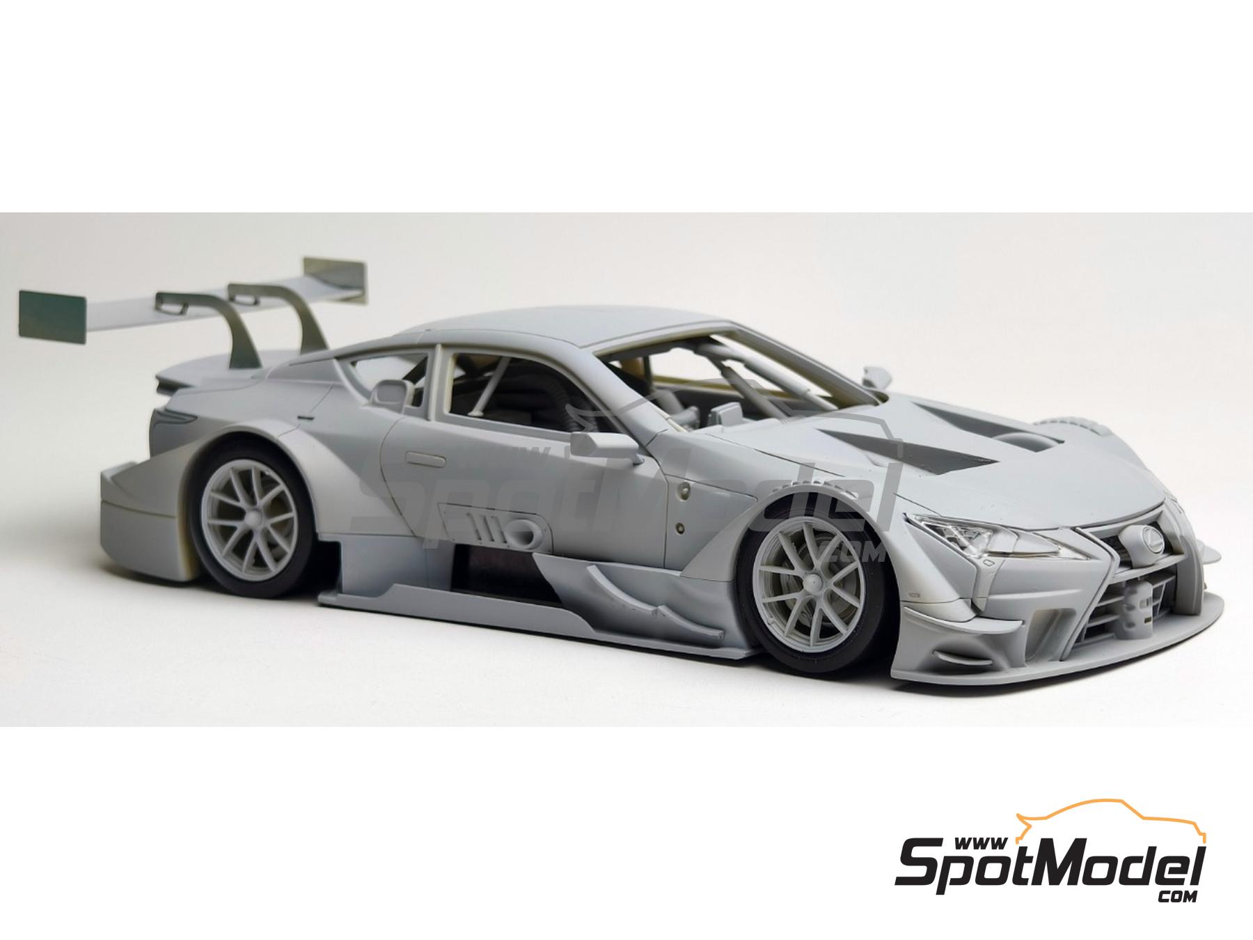 Image 7: Lexus LC500 GT500 - Japanese Grand Touring Car Championship (JGTC) | Car scale model kit in 1/24 scale manufactured by Kitbox PZY Model (ref.&nbsp;KB08-28, also PZY-025)