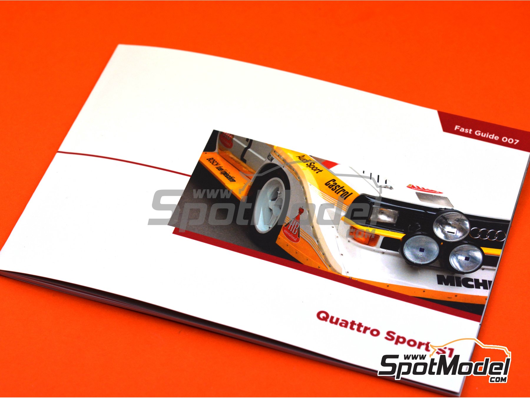 Image 4: Audi Quattro Sport S1 | Reference / walkaround book manufactured by Komakai (ref.&nbsp;KOM-FG007)