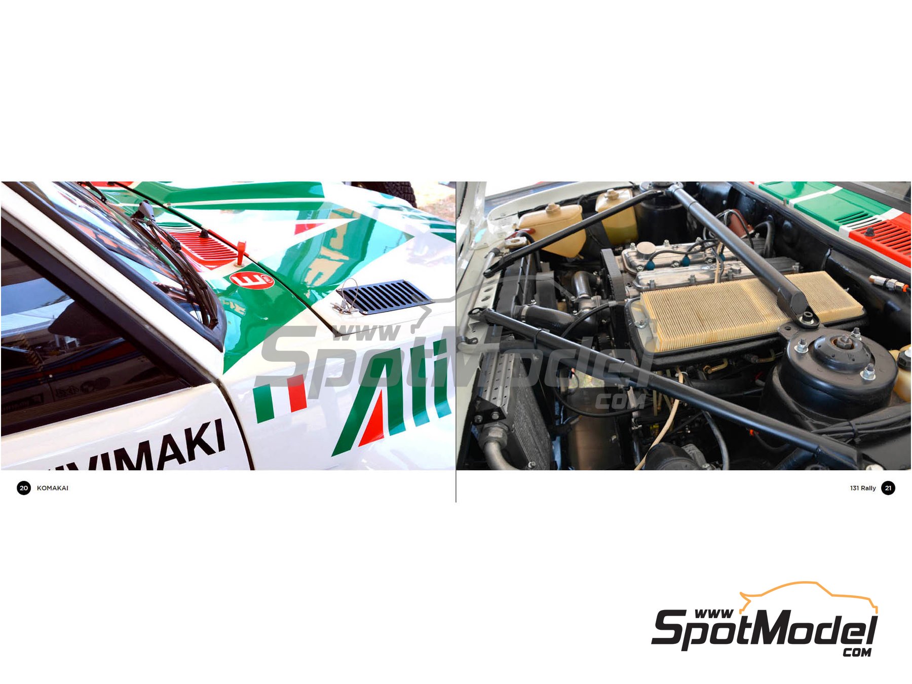 Image 1: Fiat 131 Abarth Rally | Libro de referencia fabricado por Komakai (ref.&nbsp;KOM-FG009)