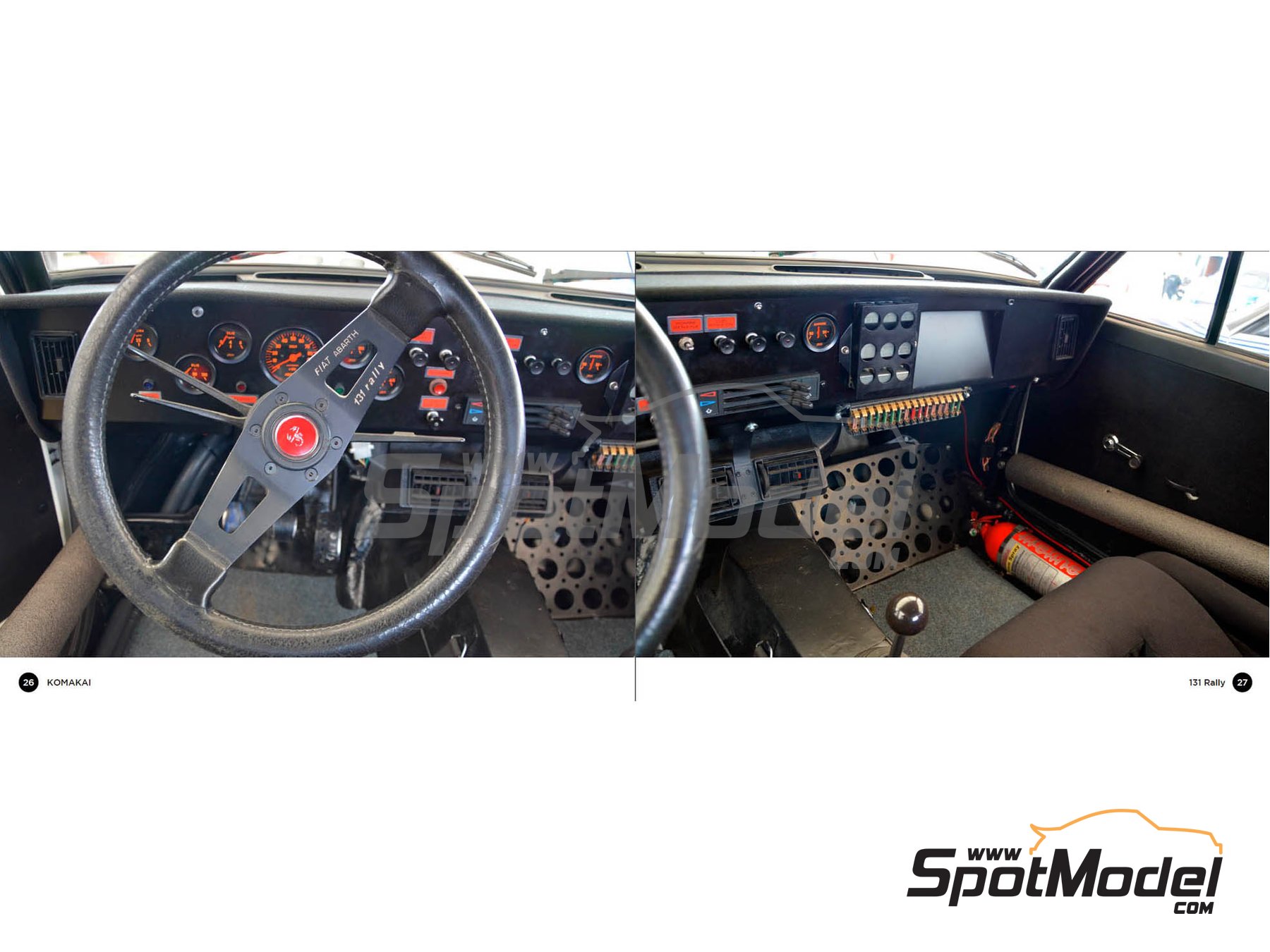 Image 2: Fiat 131 Abarth Rally | Libro de referencia fabricado por Komakai (ref.&nbsp;KOM-FG009)