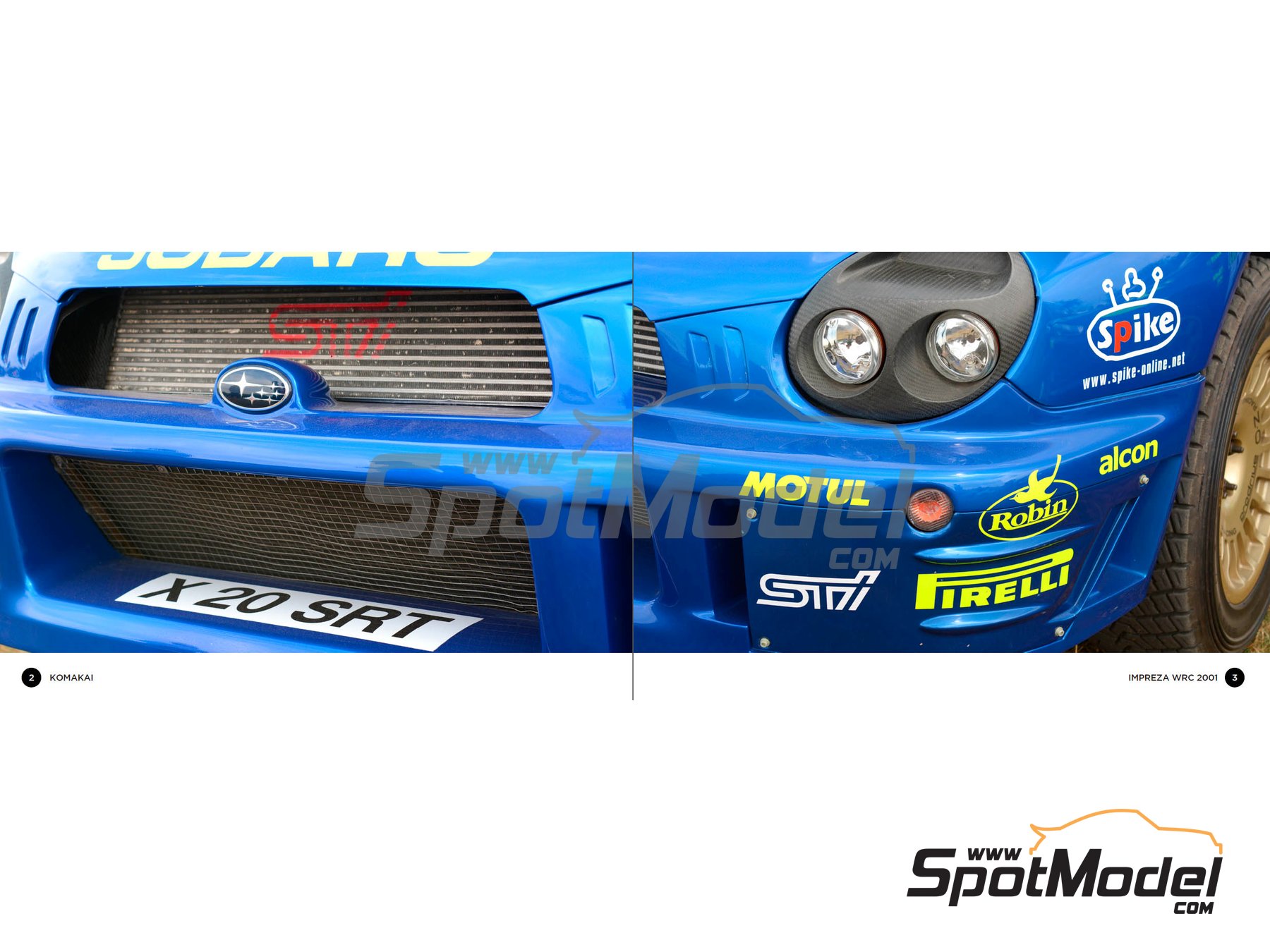 Image 1: Subaru Impreza WRC -  2001 | Reference / walkaround book manufactured by Komakai (ref.&nbsp;KOM-FG011)