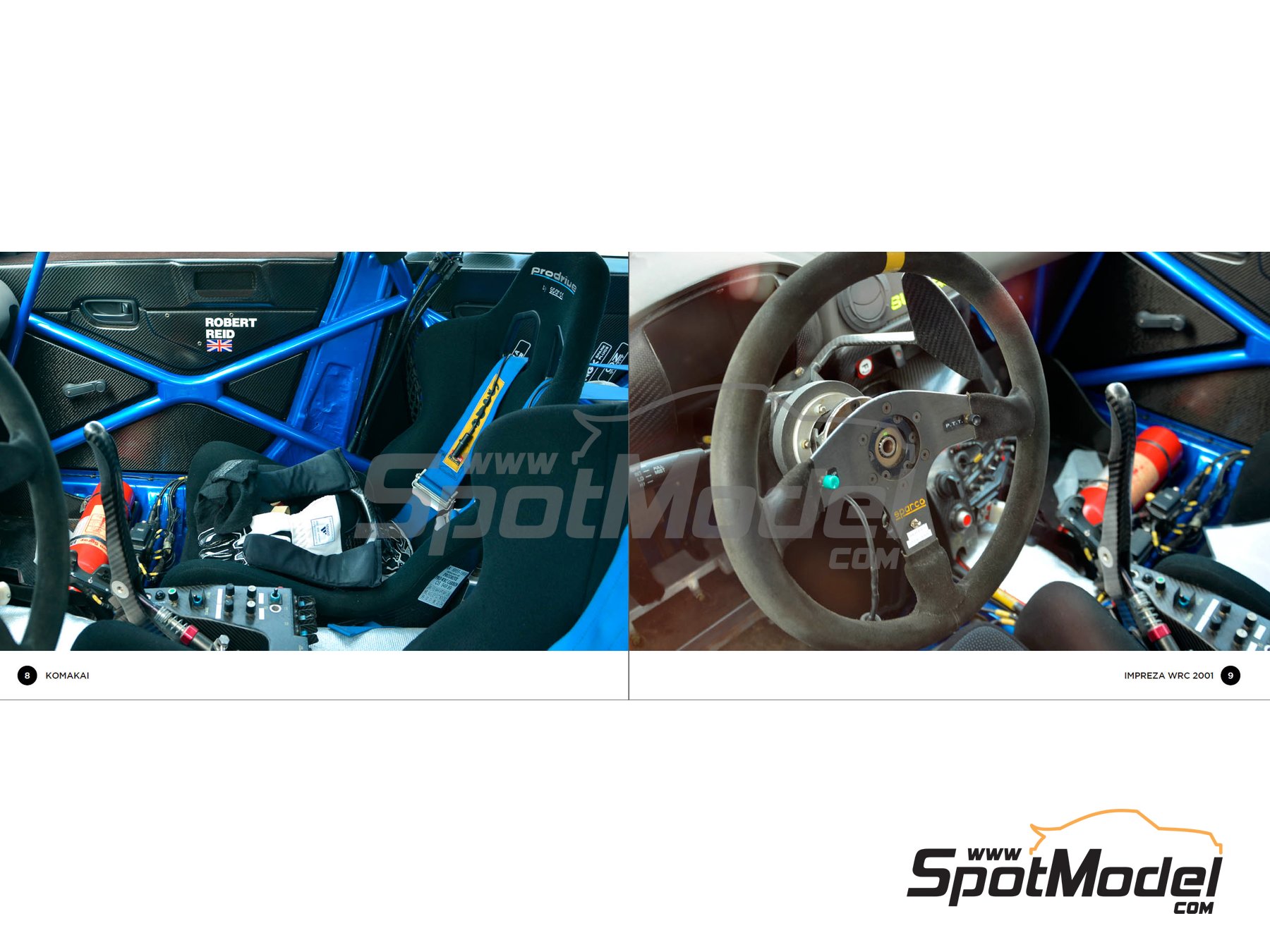 Image 2: Subaru Impreza WRC -  2001 | Reference / walkaround book manufactured by Komakai (ref.&nbsp;KOM-FG011)