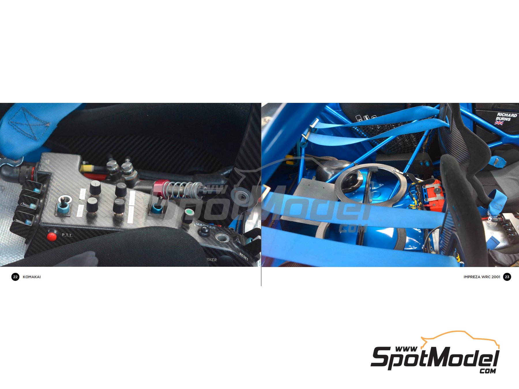 Image 3: Subaru Impreza WRC -  2001 | Reference / walkaround book manufactured by Komakai (ref.&nbsp;KOM-FG011)