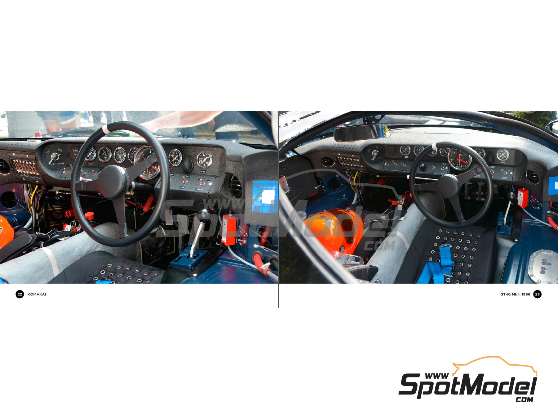 Image 2: Ford GT40 Mk II -  1966 | Reference / walkaround book manufactured by Komakai (ref. KOM-FG012)