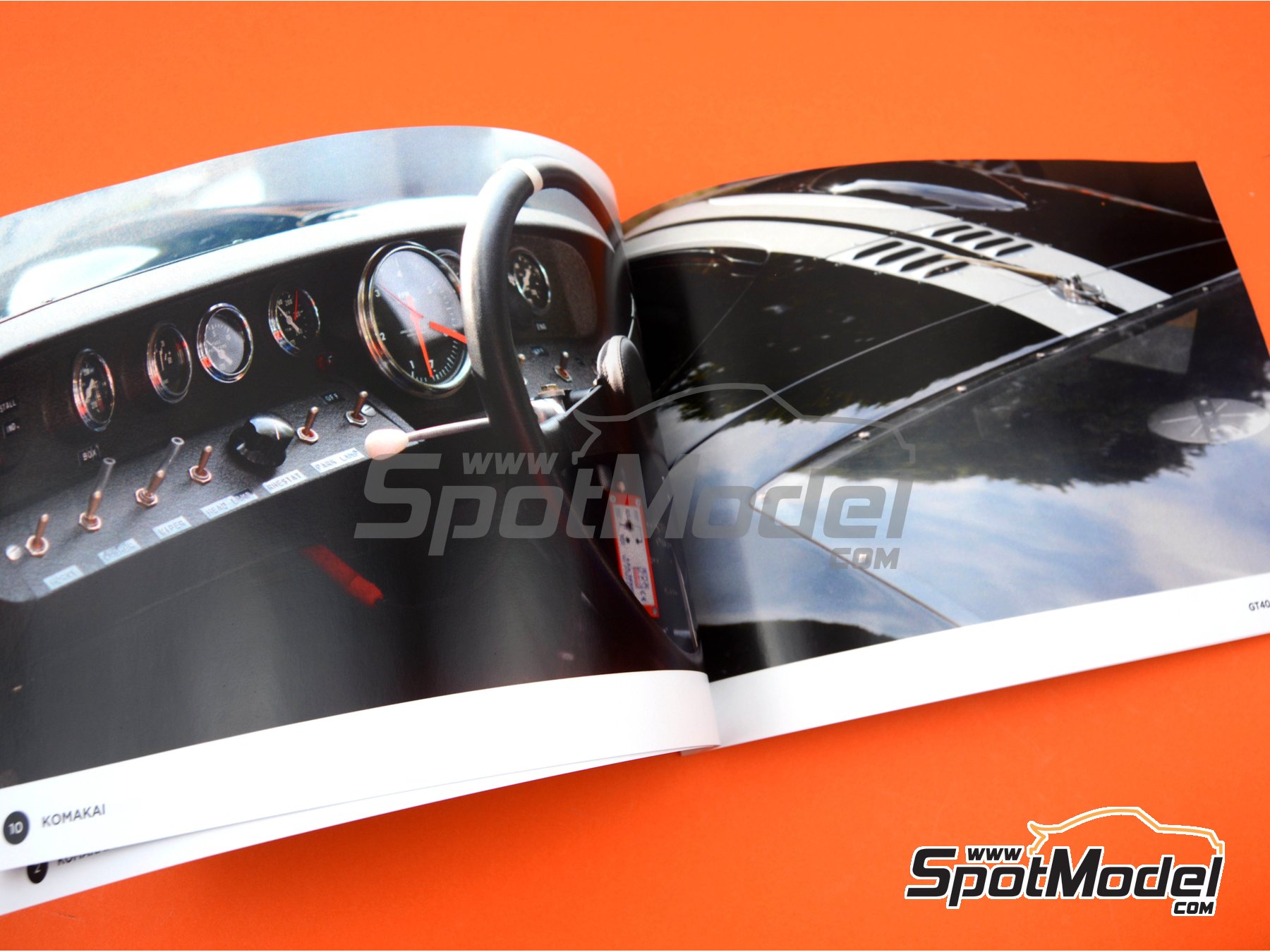 Image 5: Ford GT40 Mk II -  1966 | Reference / walkaround book manufactured by Komakai (ref. KOM-FG012)