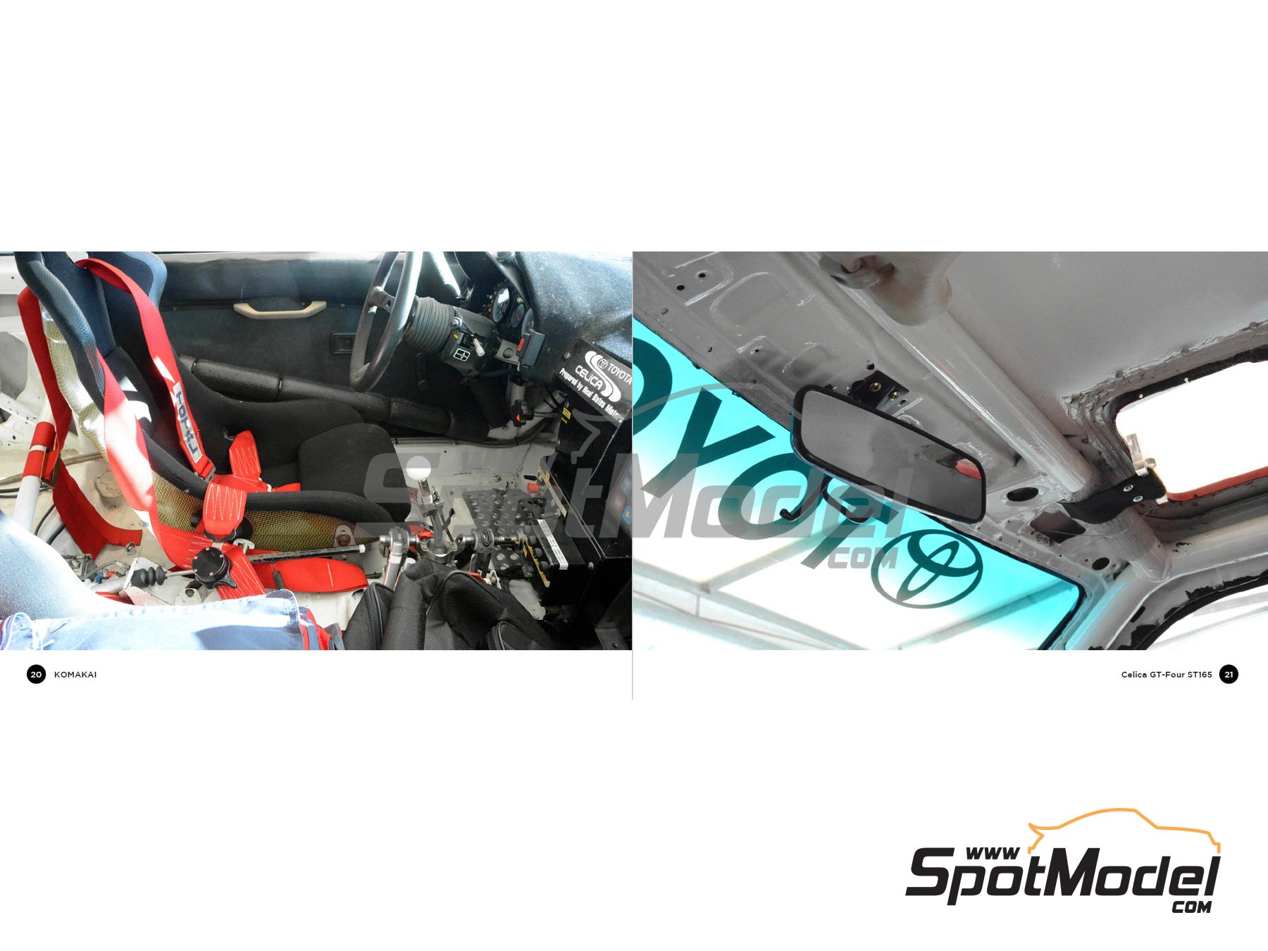 Image 3: Toyota Celica GT-Four ST165 | Reference / walkaround book manufactured by Komakai (ref.&nbsp;KOM-FG013)