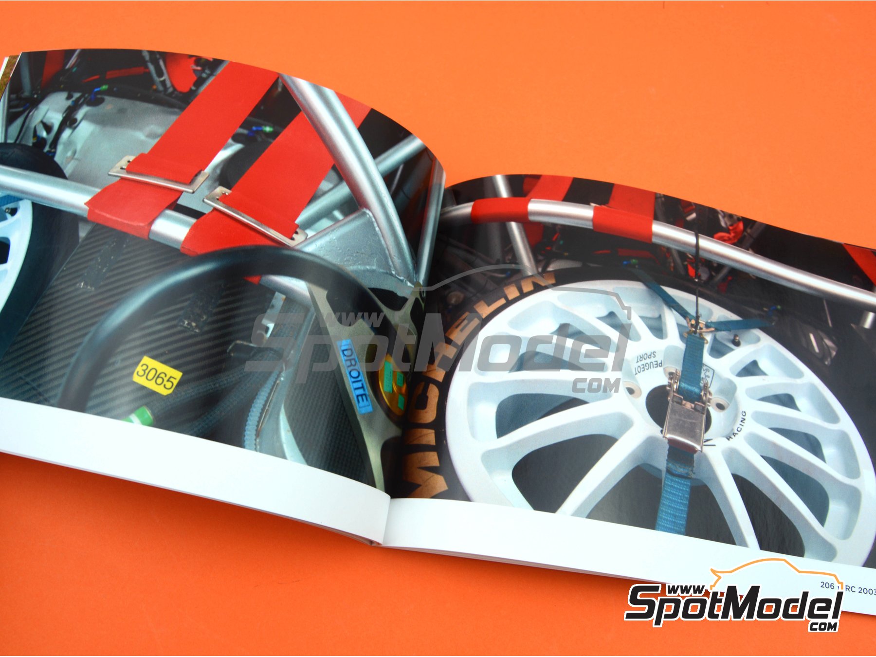 Image 5: Peugeot 206 WRC -  2003 | Reference / walkaround book manufactured by Komakai (ref.&nbsp;KOM-FG014)