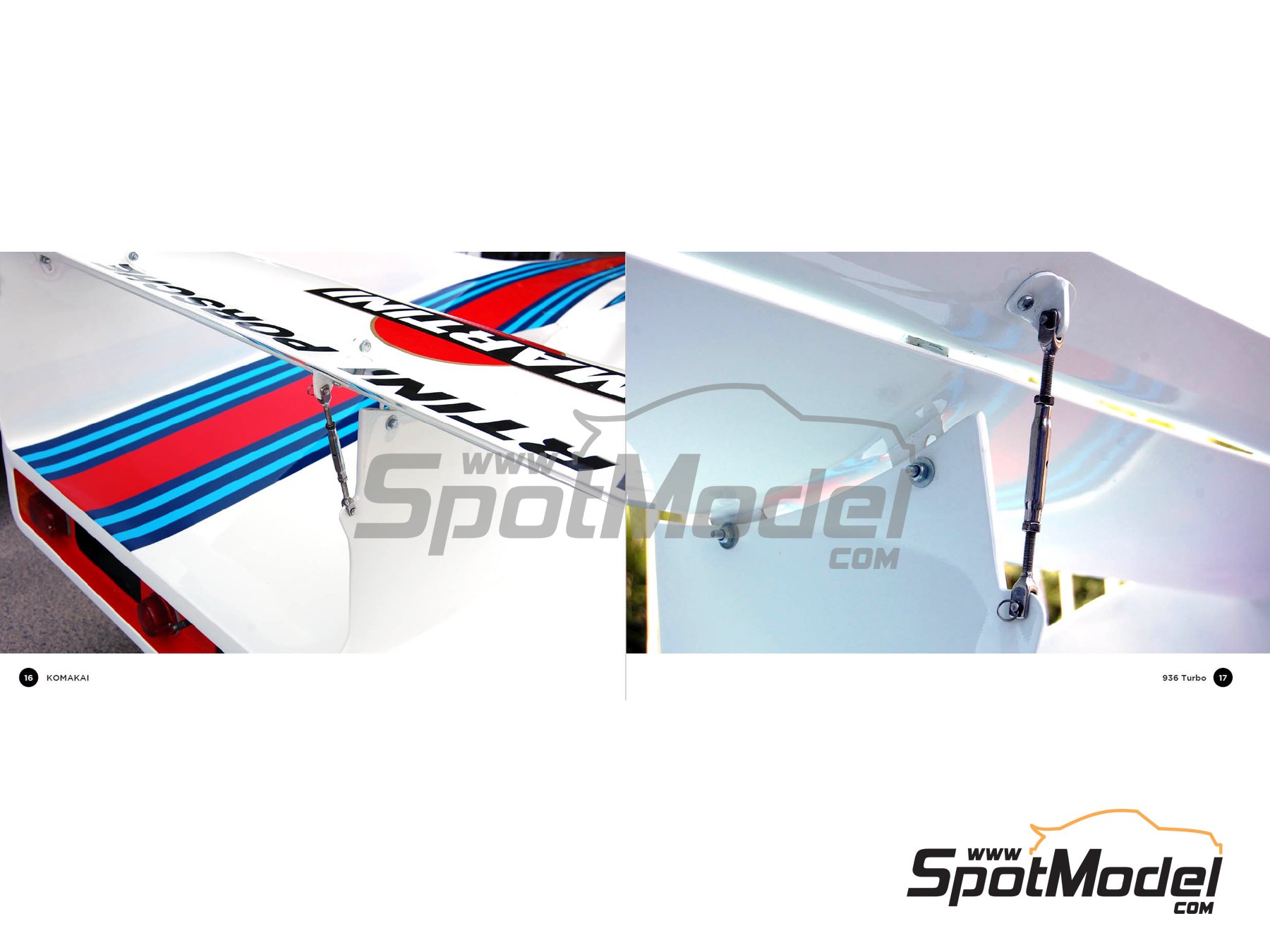 Image 1: Porsche 936 Turbo | Reference / walkaround book manufactured by Komakai (ref. KOM-FG016)