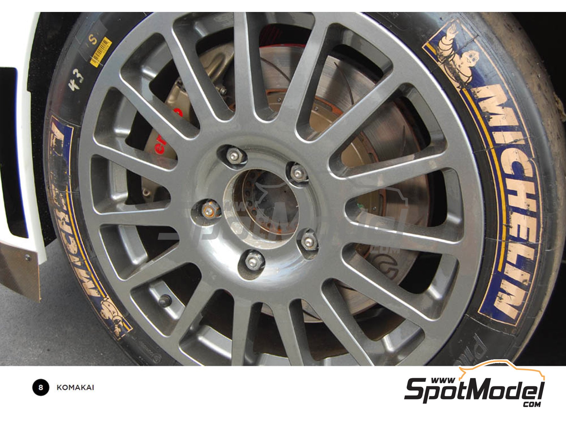 Image 2: Volkswagen Polo WRC -  2013 | Reference / walkaround book manufactured by Komakai (ref.&nbsp;KOM-FG019)