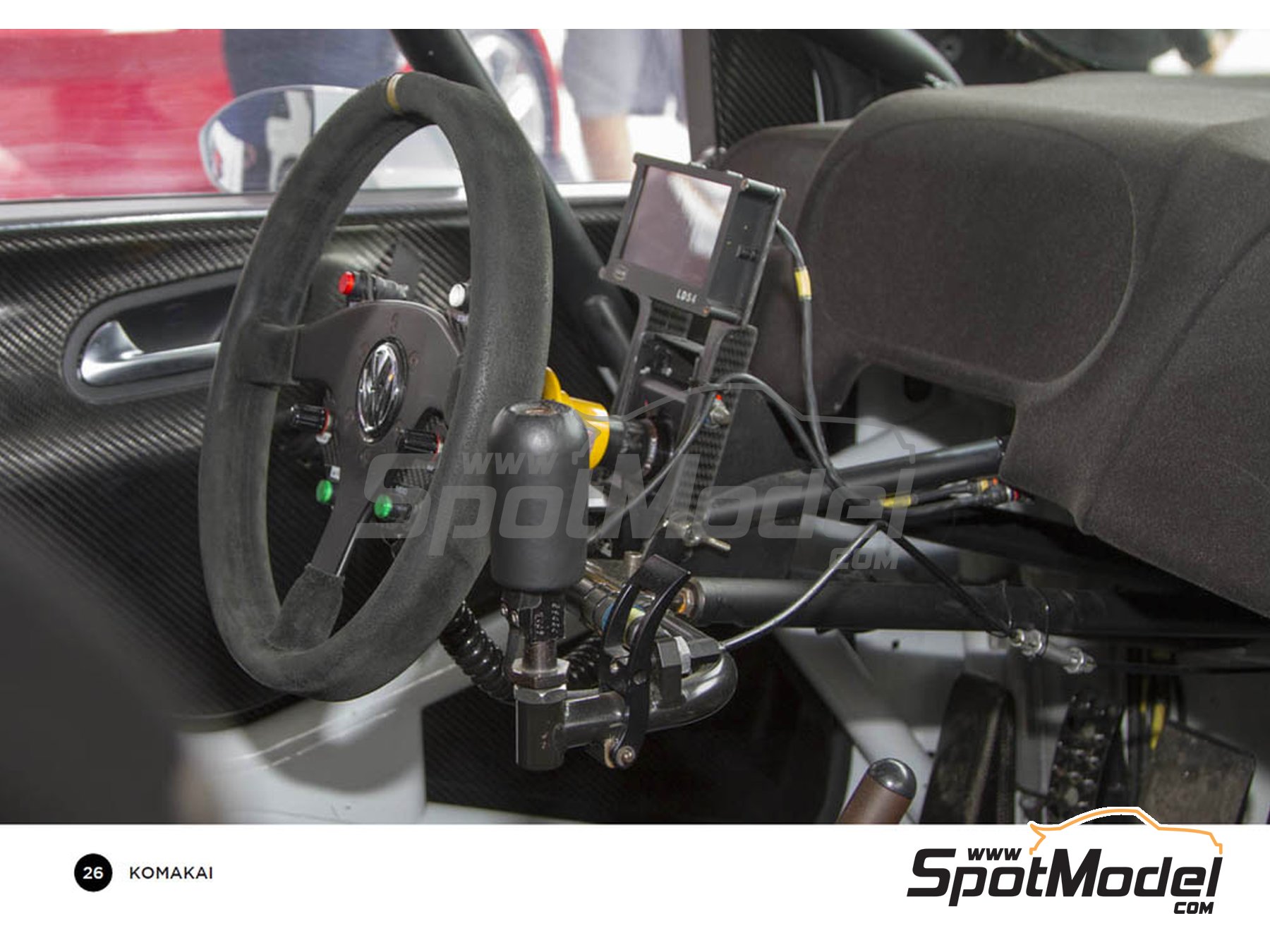 Image 3: Volkswagen Polo WRC -  2013 | Reference / walkaround book manufactured by Komakai (ref.&nbsp;KOM-FG019)