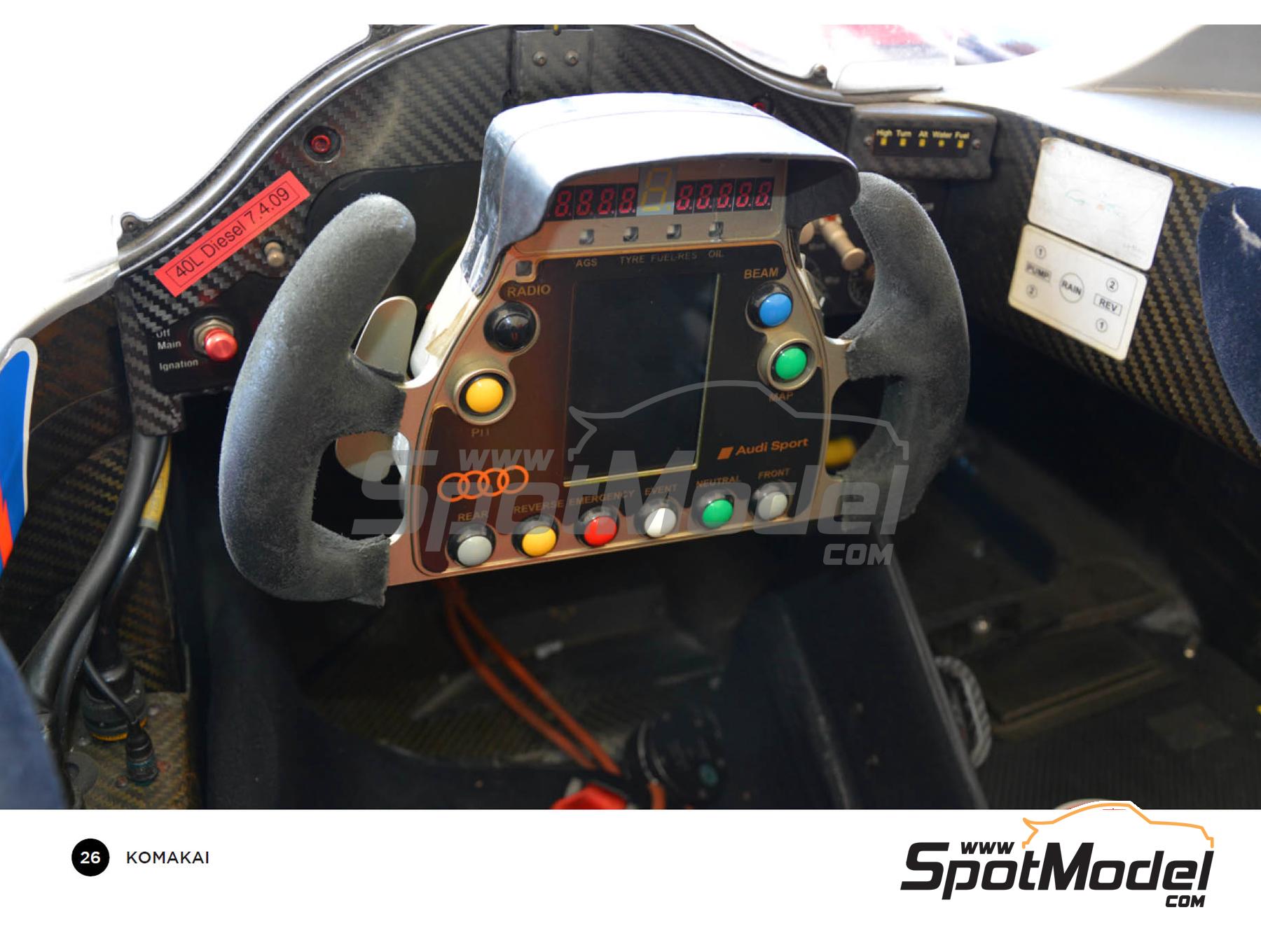 Image 3: Audi R10 TDI | Libro de referencia fabricado por Komakai (ref.&nbsp;KOM-FG023)