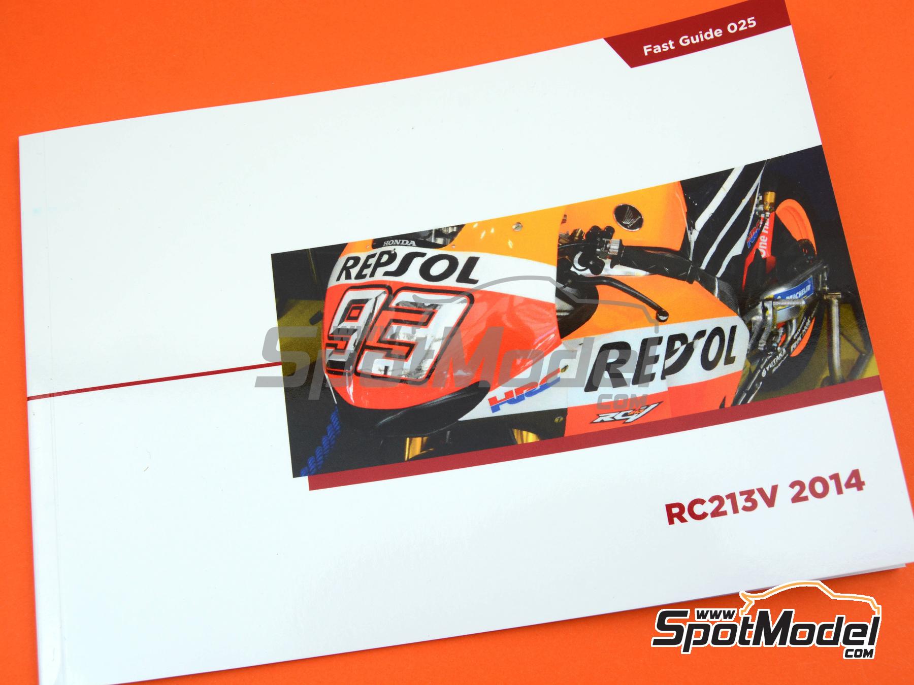 Komakai KOM-FG025: Reference / walkaround book Honda RC213V 2014 