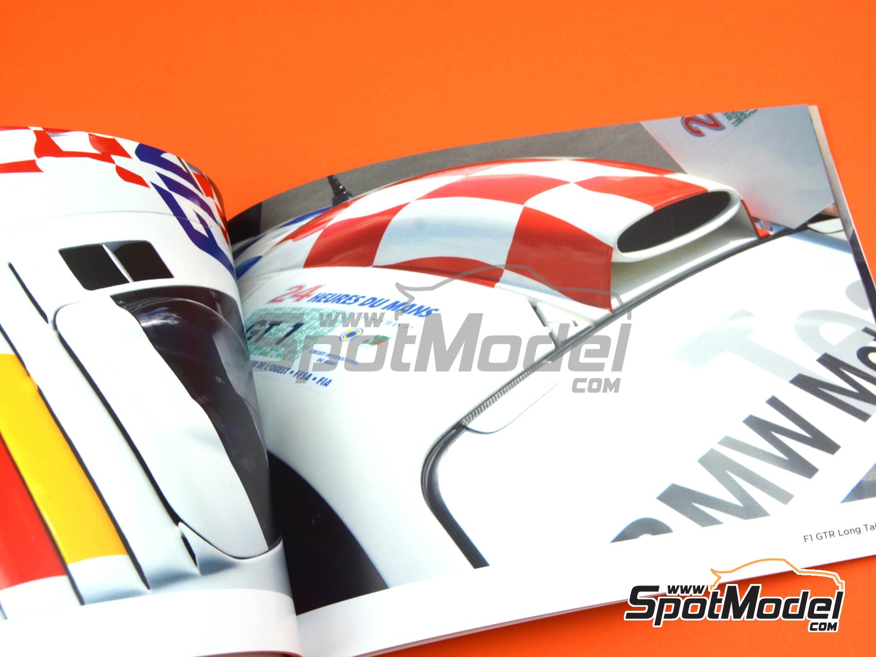 Image 6: McLaren F1 GTR Long Tail BMW Motorsport Team sponsored by Fina | Reference / walkaround book manufactured by Komakai (ref.&nbsp;KOM-FG027)