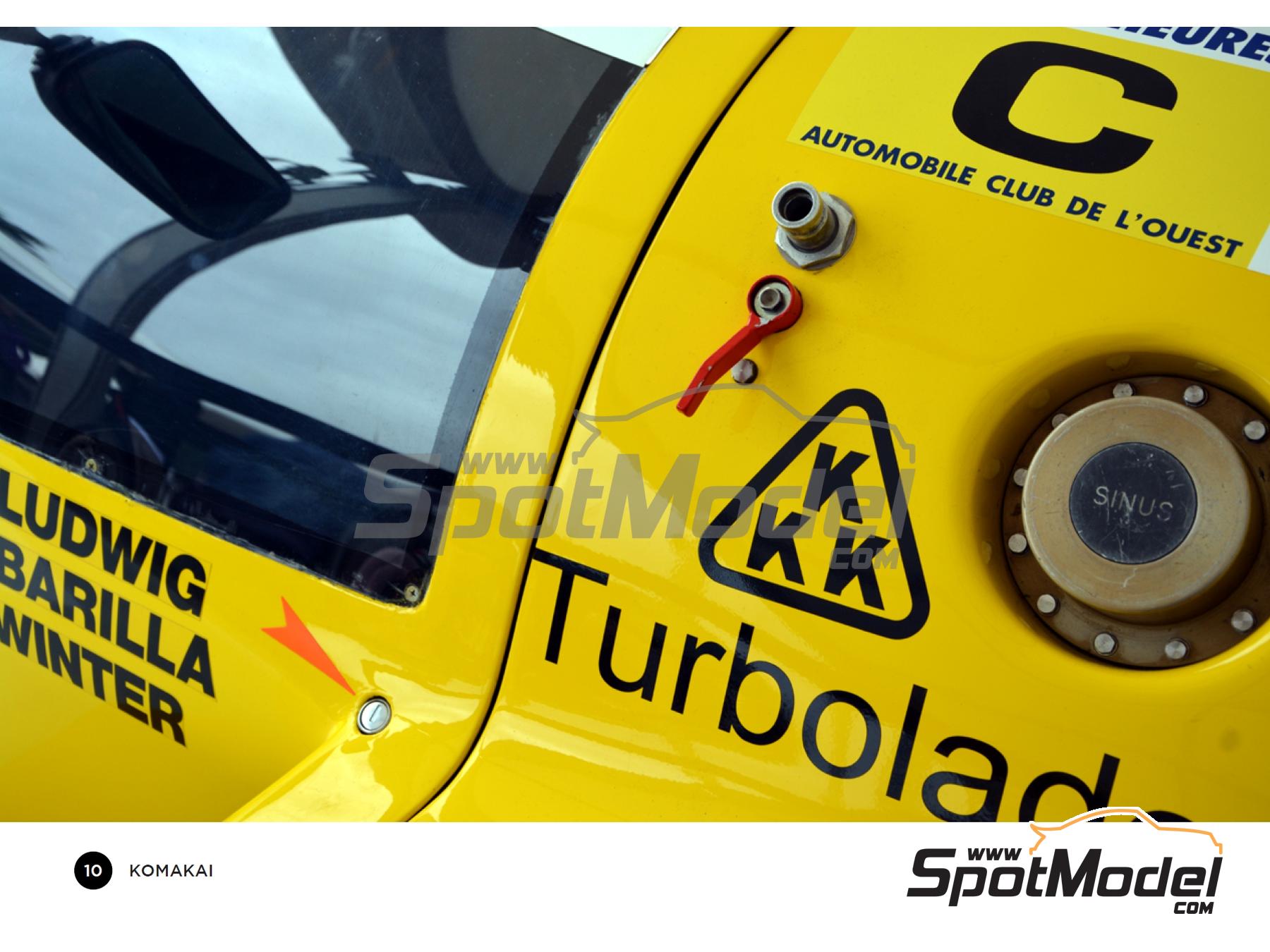 Image 1: Porsche 956B -  1984 | Libro de referencia fabricado por Komakai (ref. KOM-FG038)