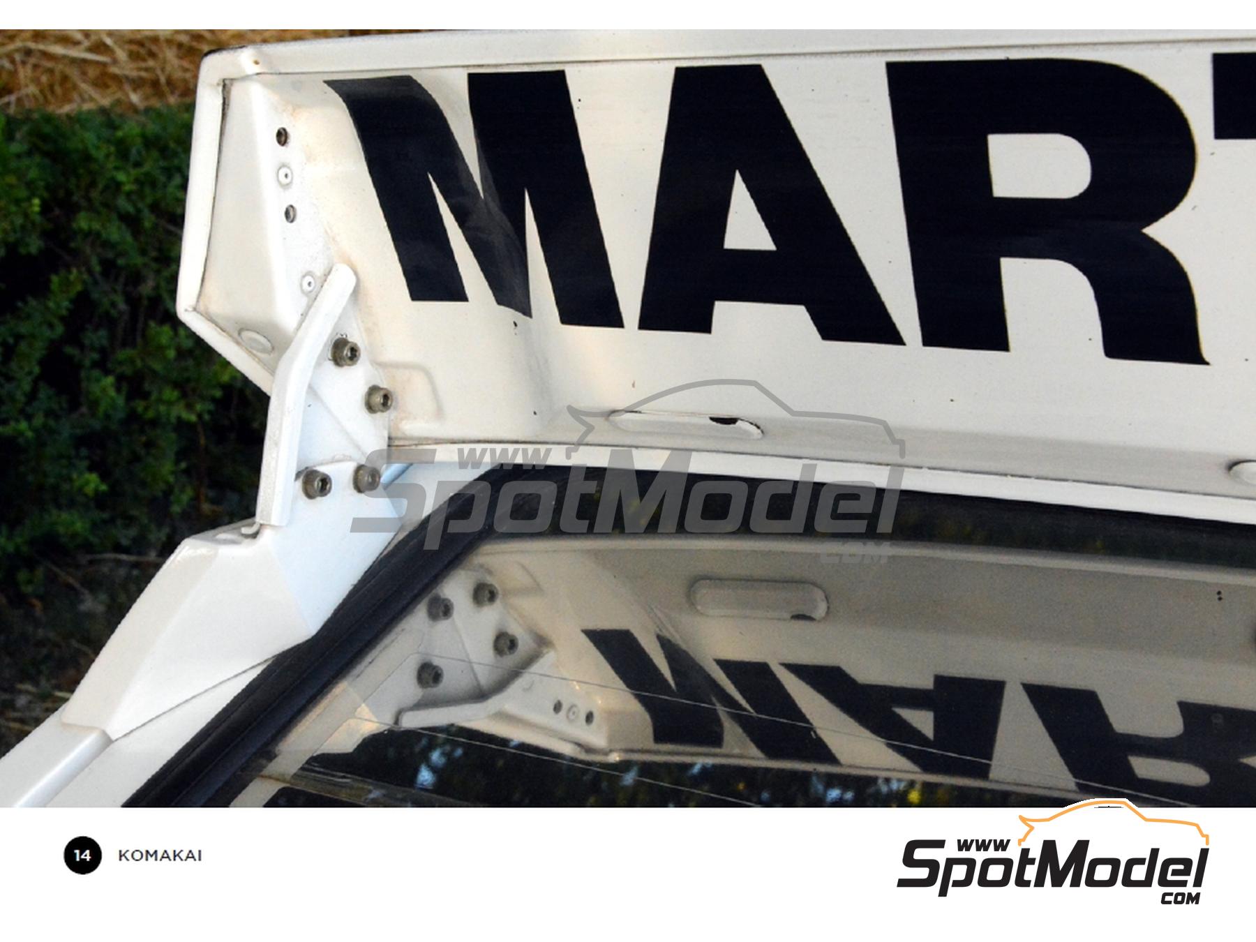 Image 2: Lancia Super Delta HF Integrale | Reference / walkaround book manufactured by Komakai (ref. KOM-FG041)