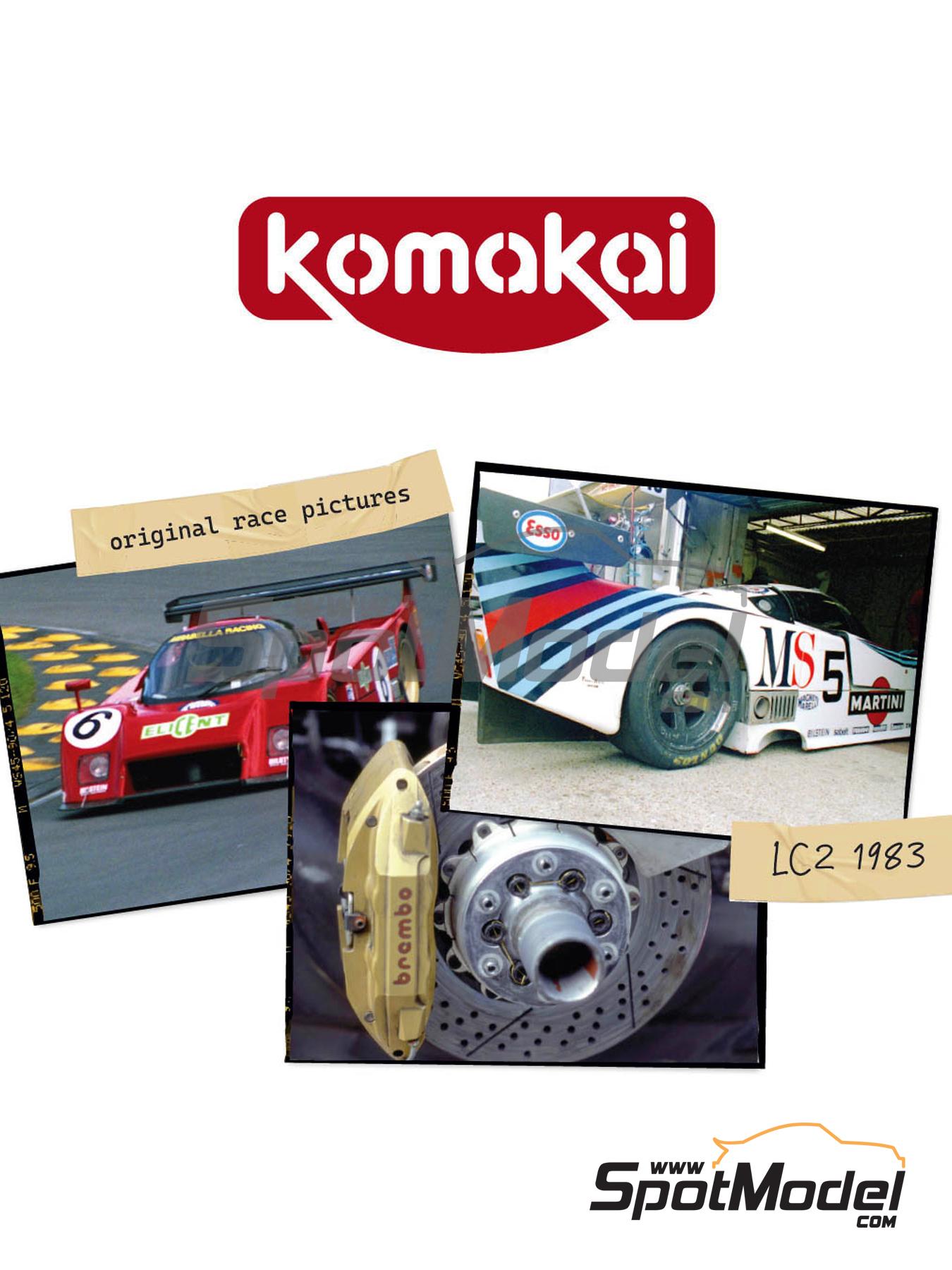 Lancia LC2 - Campeonato del Mundo de Sports Prototipos (WSPC) 1983 | Libro de referencia fabricado por Komakai (ref. KOM-OR001) image