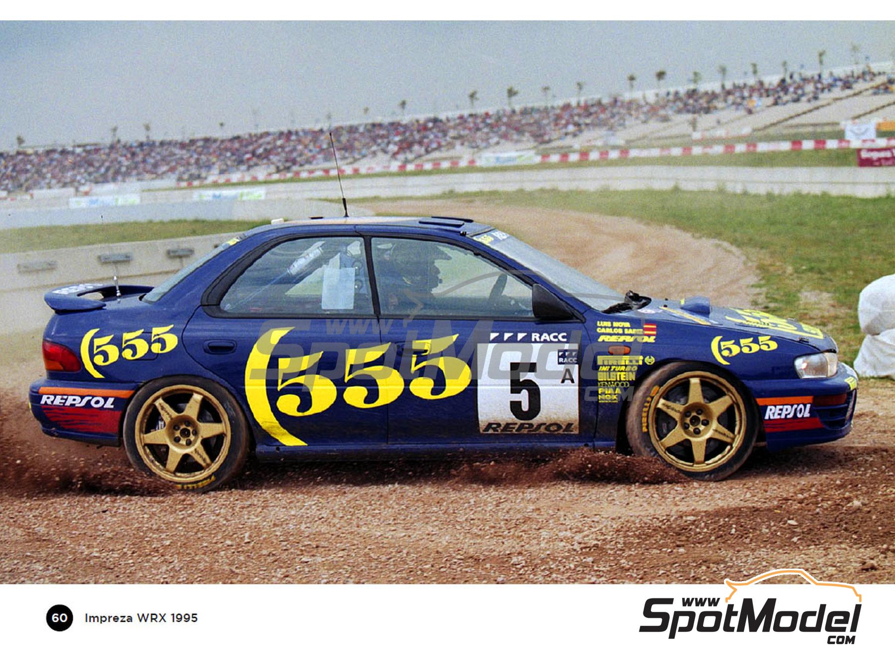 Image 3: Subaru Impreza WRX Grupo A Equipo 555 Subaru World Rally - Rally de Catalu&ntilde;a Costa Dorada RACC, Sesi&oacute;n de Test 1995 | Libro de referencia fabricado por Komakai (ref.&nbsp;KOM-OR002, tambien 9788410547230)