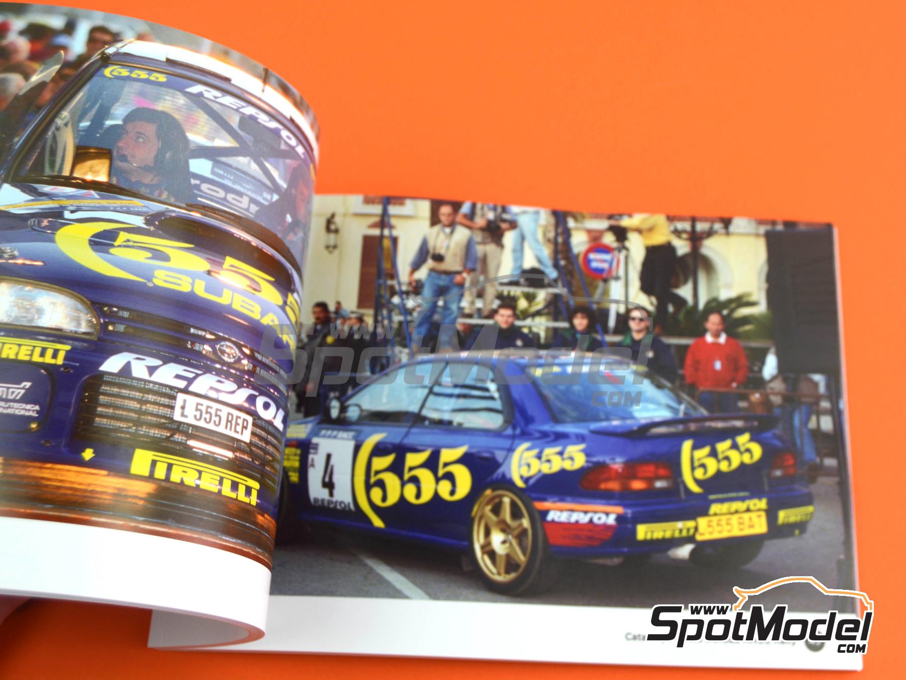 Image 5: Subaru Impreza WRX Grupo A Equipo 555 Subaru World Rally - Rally de Catalu&ntilde;a Costa Dorada RACC, Sesi&oacute;n de Test 1995 | Libro de referencia fabricado por Komakai (ref.&nbsp;KOM-OR002, tambien 9788410547230)