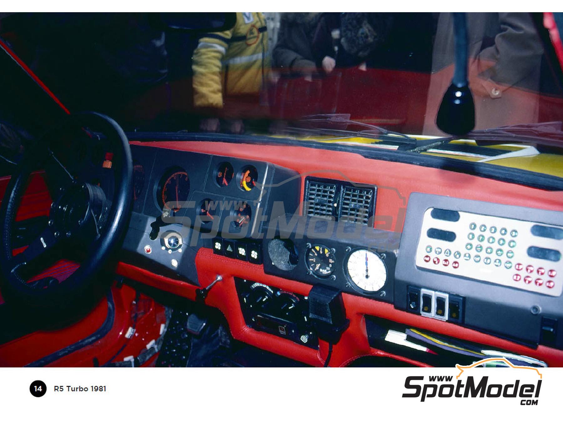 Image 2: Renault 5 Turbo Equipo Galtier Renault Sport - Rally de Monte Carlo - Rallye Automobile de Monte-Carlo 1981 | Libro de referencia fabricado por Komakai (ref.&nbsp;KOM-OR004, tambien 9788410547254)