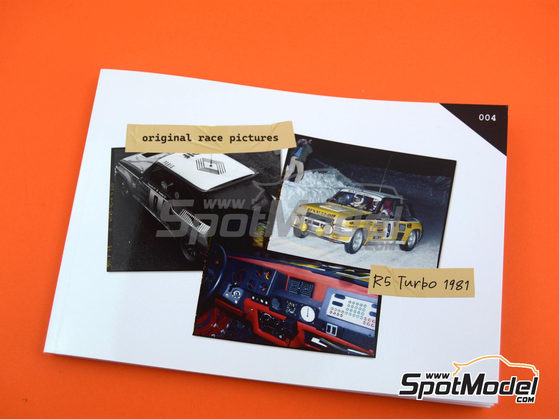 Image 4: Renault 5 Turbo Equipo Galtier Renault Sport - Rally de Monte Carlo - Rallye Automobile de Monte-Carlo 1981 | Libro de referencia fabricado por Komakai (ref.&nbsp;KOM-OR004, tambien 9788410547254)