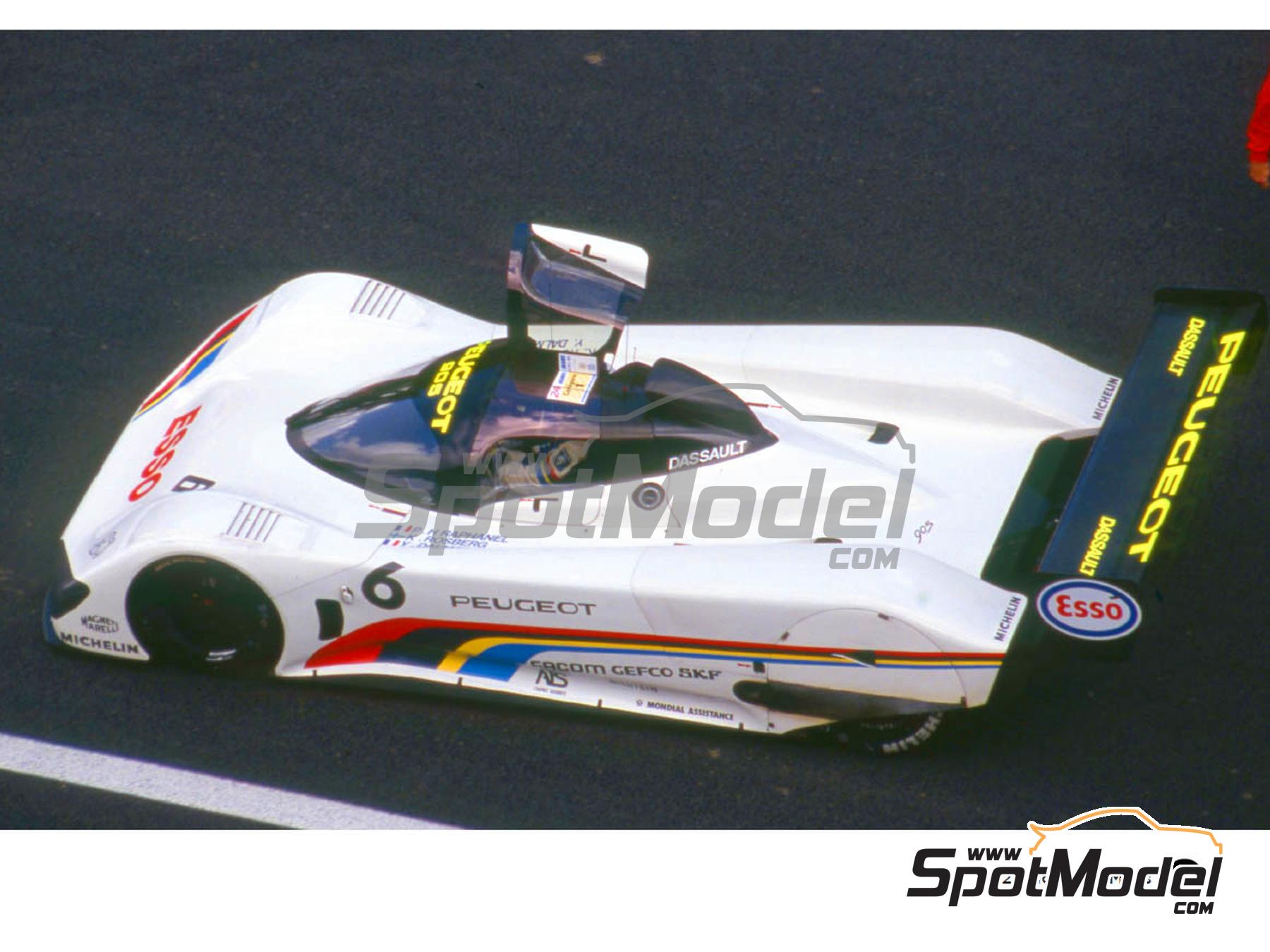 Image 3: Peugeot 905 Evo 1 Equipo Peugeot Talbot Sport - 24 Horas de Le Mans, Sesi&oacute;n de Test, 430Kms Magny Cours, Castrol BRDC Empire Trophy, 430Kms Nurburgring, 430Kms Ciudad de M&eacute;xico 1991 | Libro de referencia fabricado por Komakai (ref.&nbsp;KOM-OR005, tambien 9788410546189)