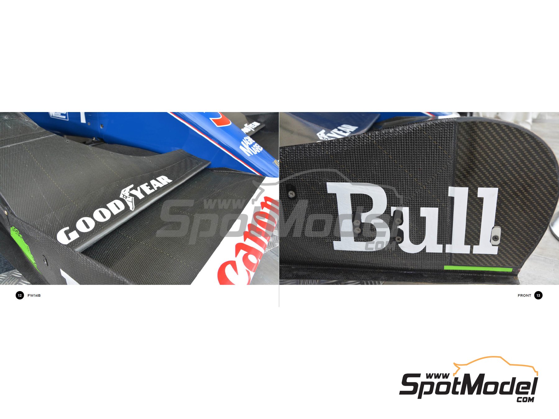 Image 1: Williams Renault FW14B | Libro de referencia fabricado por Komakai (ref.&nbsp;KOM-UDG011, tambien 9788410546714)