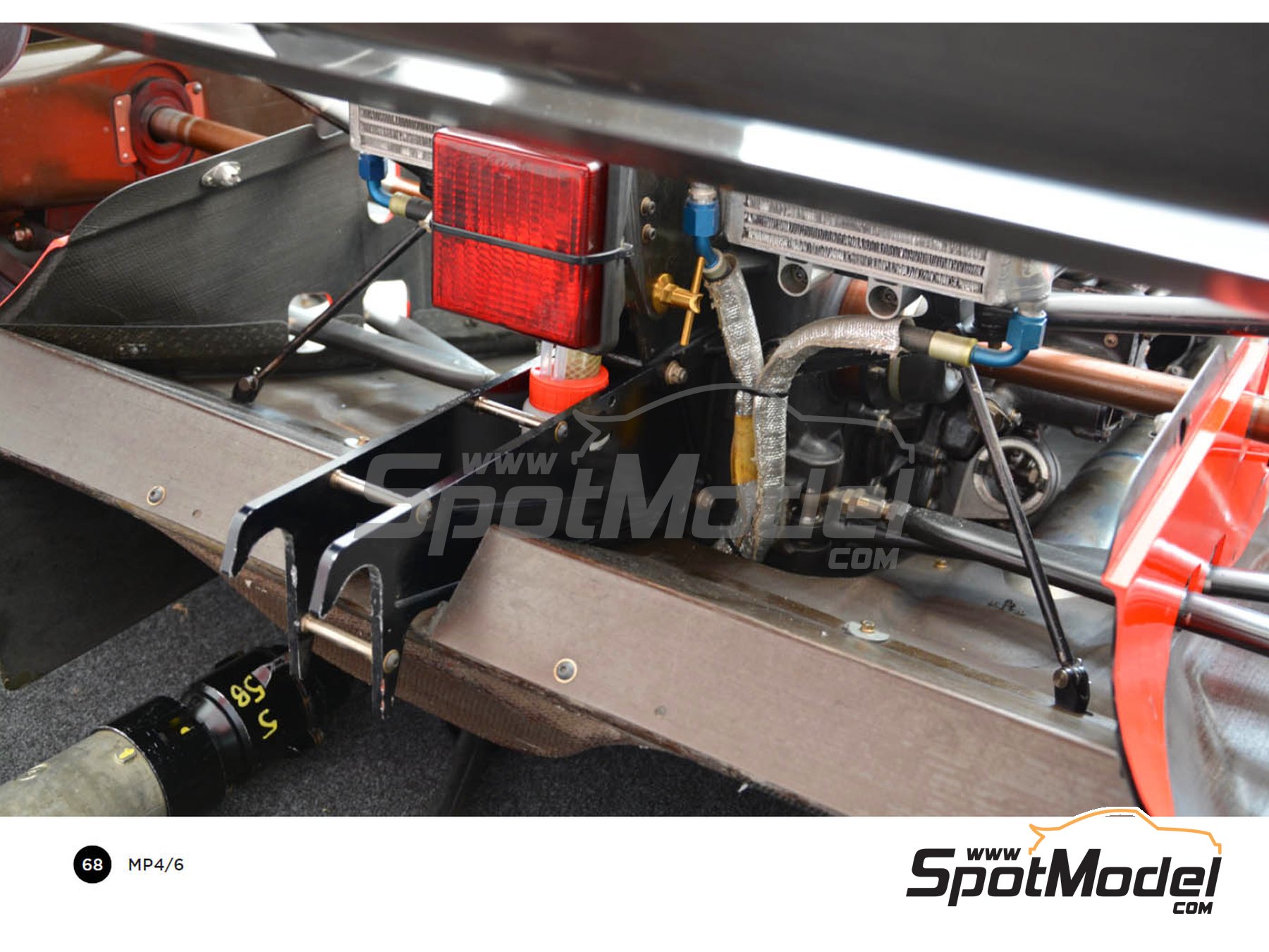 Image 5: McLaren Honda MP4/6 | Reference / walkaround book manufactured by Komakai (ref. KOM-UDG017)