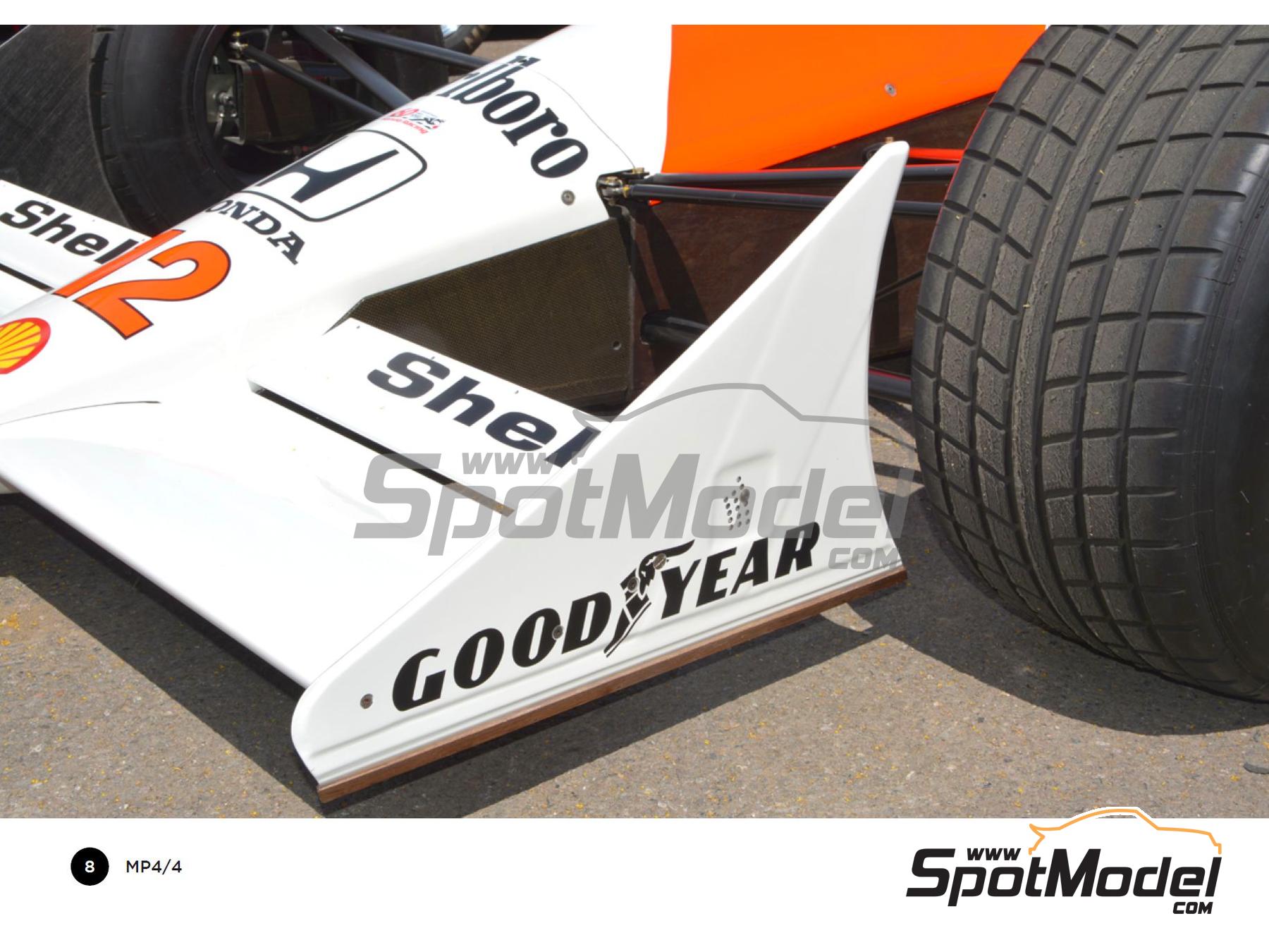 Image 1: McLaren Honda MP4/4 | Reference / walkaround book manufactured by Komakai (ref.&nbsp;KOM-UDG022)