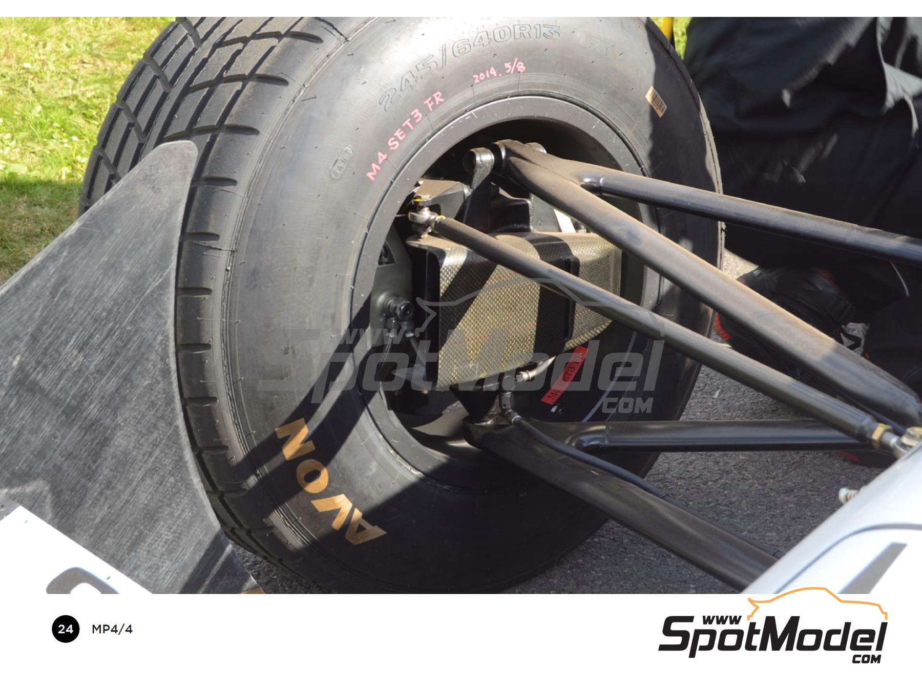 Image 2: McLaren Honda MP4/4 | Reference / walkaround book manufactured by Komakai (ref.&nbsp;KOM-UDG022)