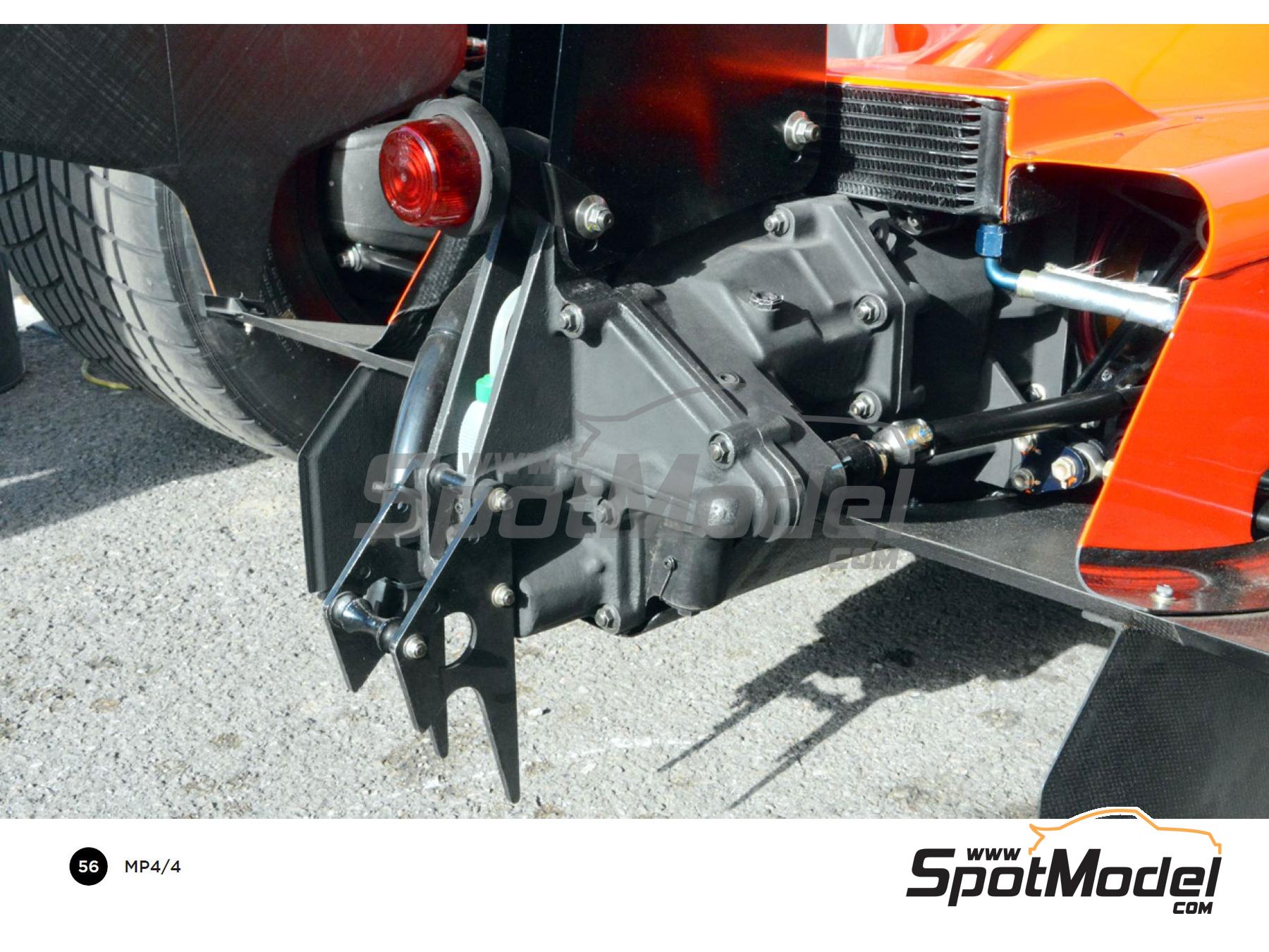 Image 4: McLaren Honda MP4/4 | Reference / walkaround book manufactured by Komakai (ref.&nbsp;KOM-UDG022)