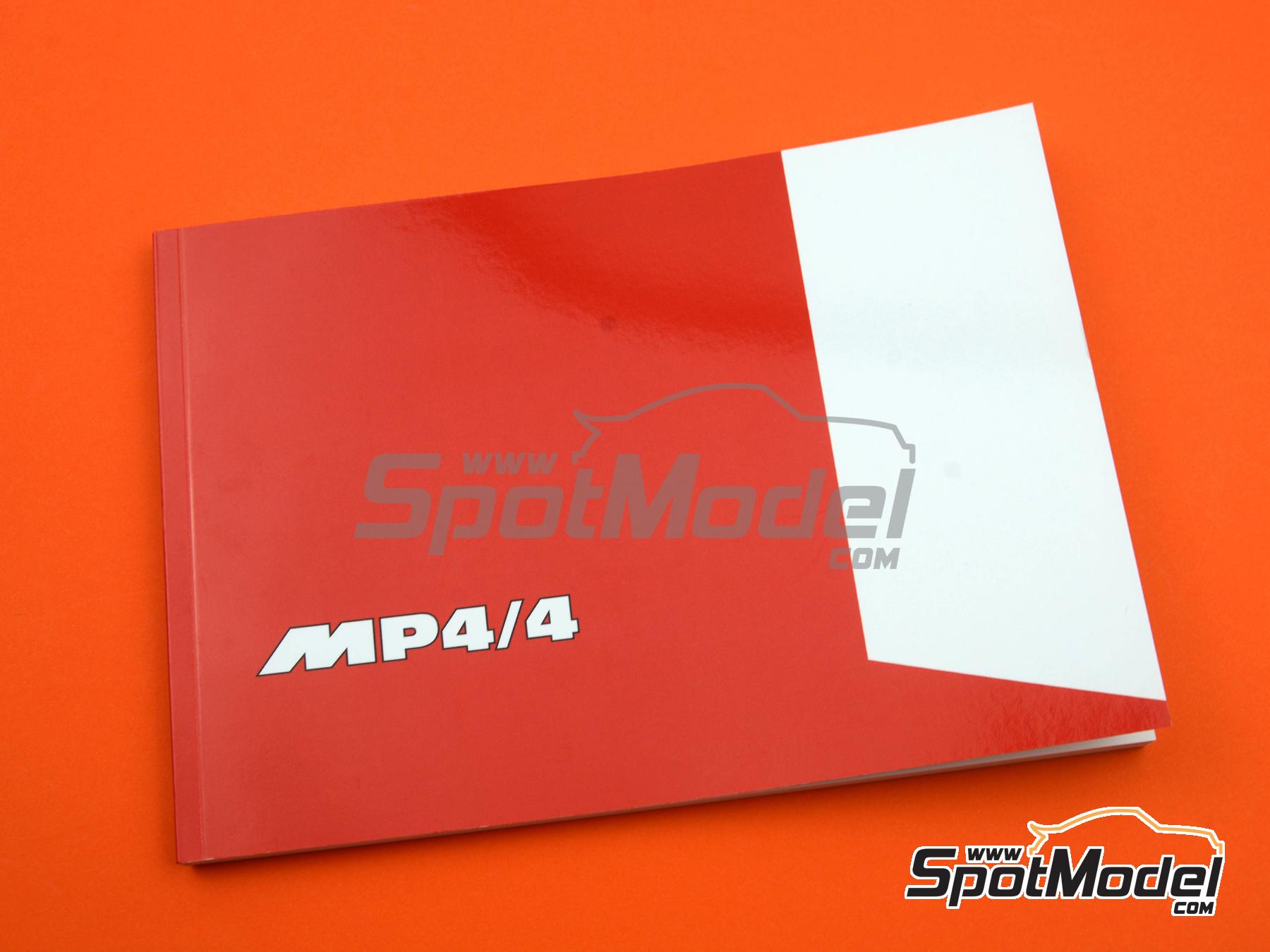 Image 5: McLaren Honda MP4/4 | Reference / walkaround book manufactured by Komakai (ref.&nbsp;KOM-UDG022)