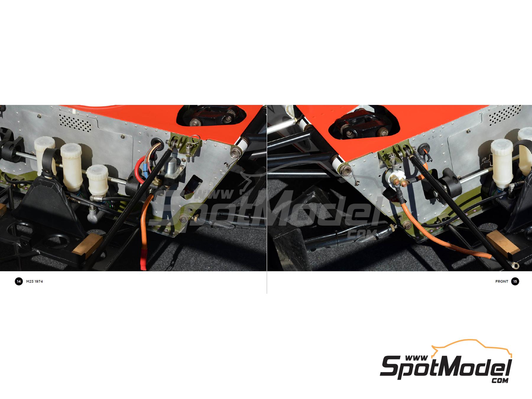 Image 1: McLaren Ford M23 - FIA Formula 1 World Championship 1974 | Reference / walkaround book manufactured by Komakai (ref.&nbsp;KOM-UDG023)