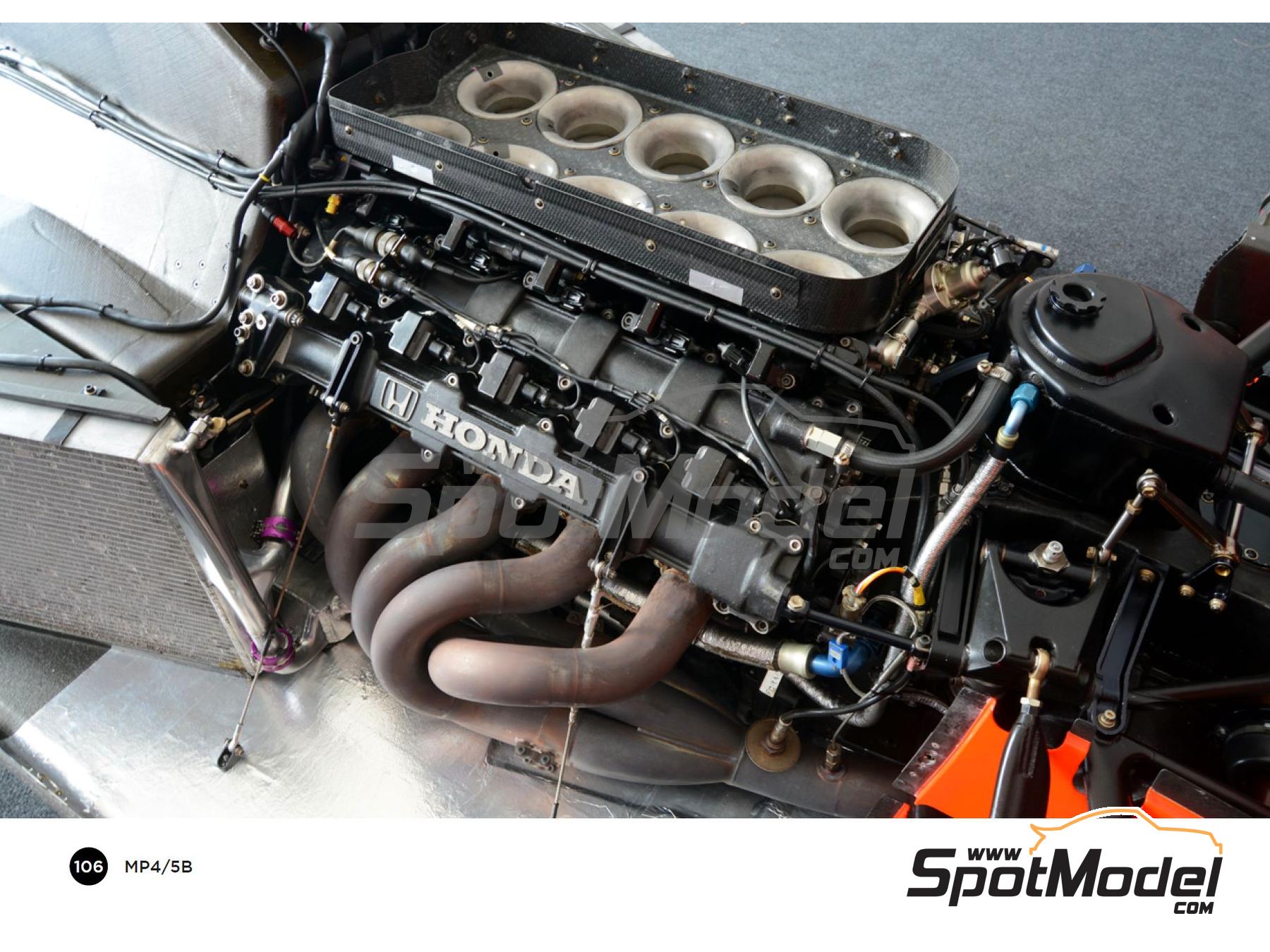 Image 3: McLaren Honda MP4/5b | Libro de referencia fabricado por Komakai (ref. KOM-UDG025)