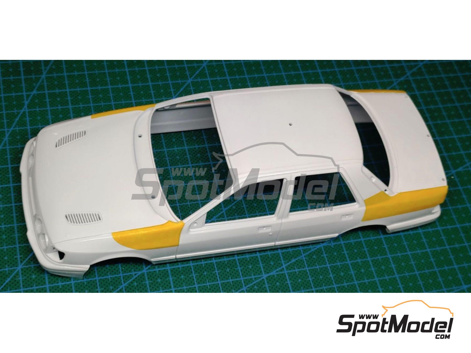Image 4: Ford Sierra Cosworth Group A RAS Bastos Racing Team sponsored by Castrol - Ypres 24 Hours Rally 1991 and 1992 | Marking / livery in 1/24 scale manufactured by LB Production (ref.&nbsp;LB-24075, also LB24075)