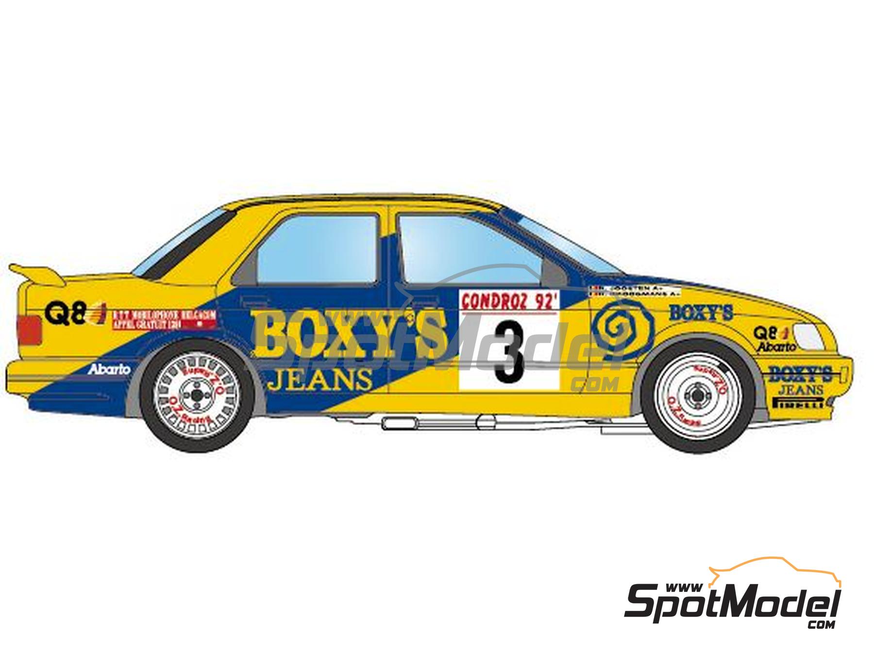 LB Production LB24077: Marking / livery 1/24 scale - Ford Sierra ...