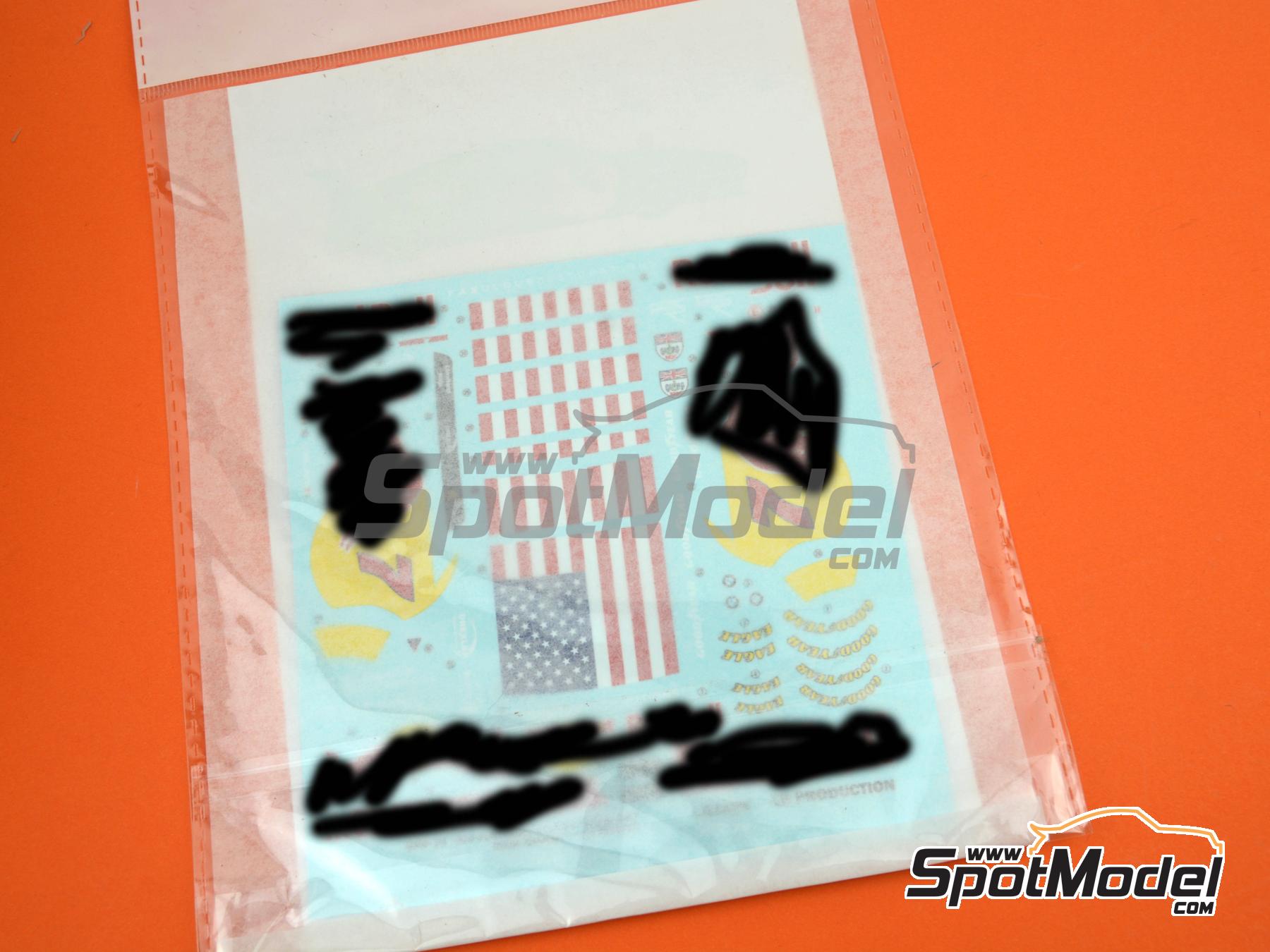 Image 2: BMW M1 patrocinado por RB - HRS 24 Horas Daytona Classic 2017 | Decoraci&oacute;n en escala&nbsp;1/24 fabricado por LB Production (ref.&nbsp;LB-24085, tambien LB24085)
