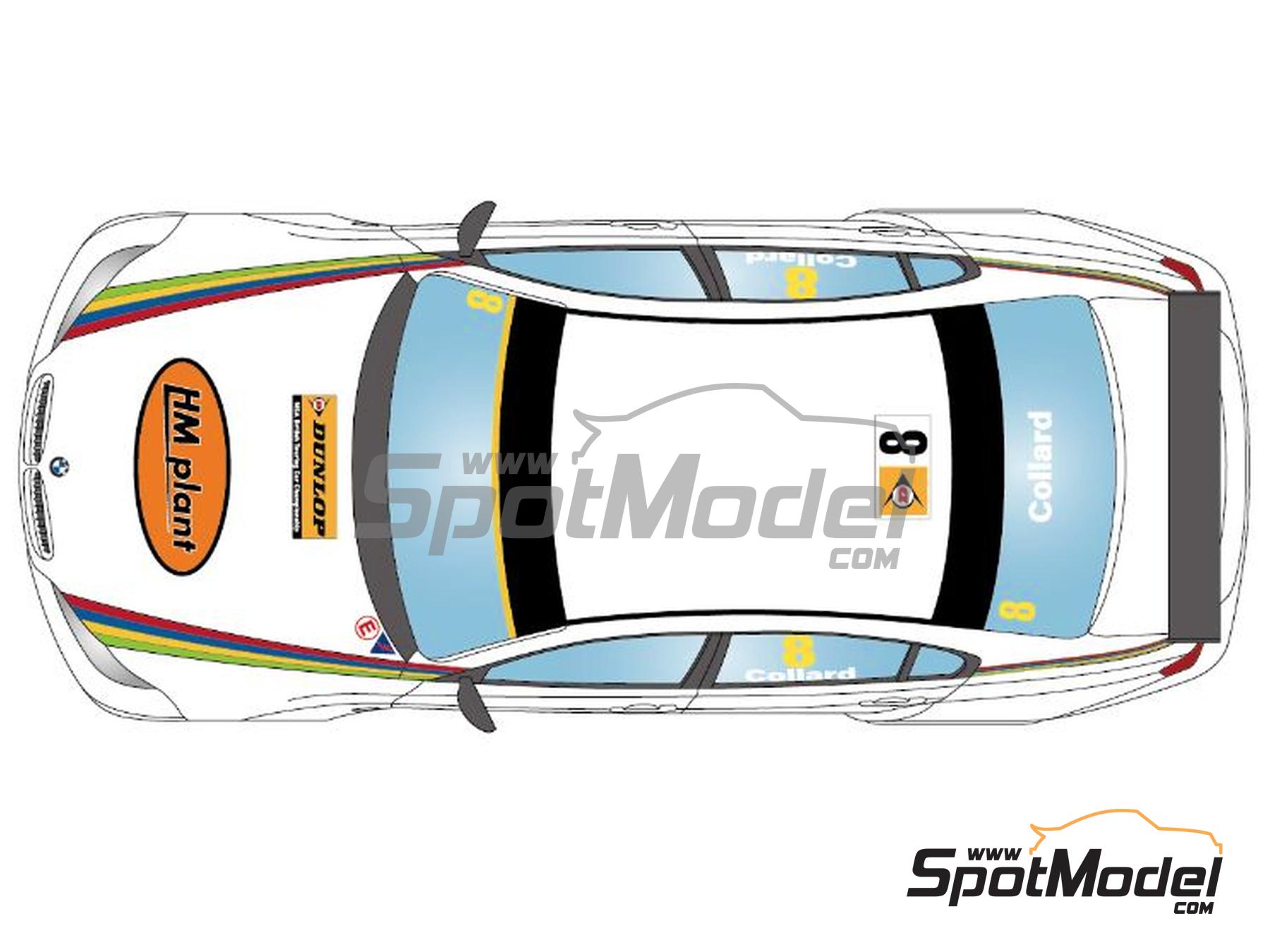 Image 3: BMW 320si E90 West Surrey Racing Team sponsored by Ebay Motors - British Touring Car Championship - BTCC 2011 | Marking / livery in 1/24 scale manufactured by LB Production (ref. LB-24097, also LB24097)